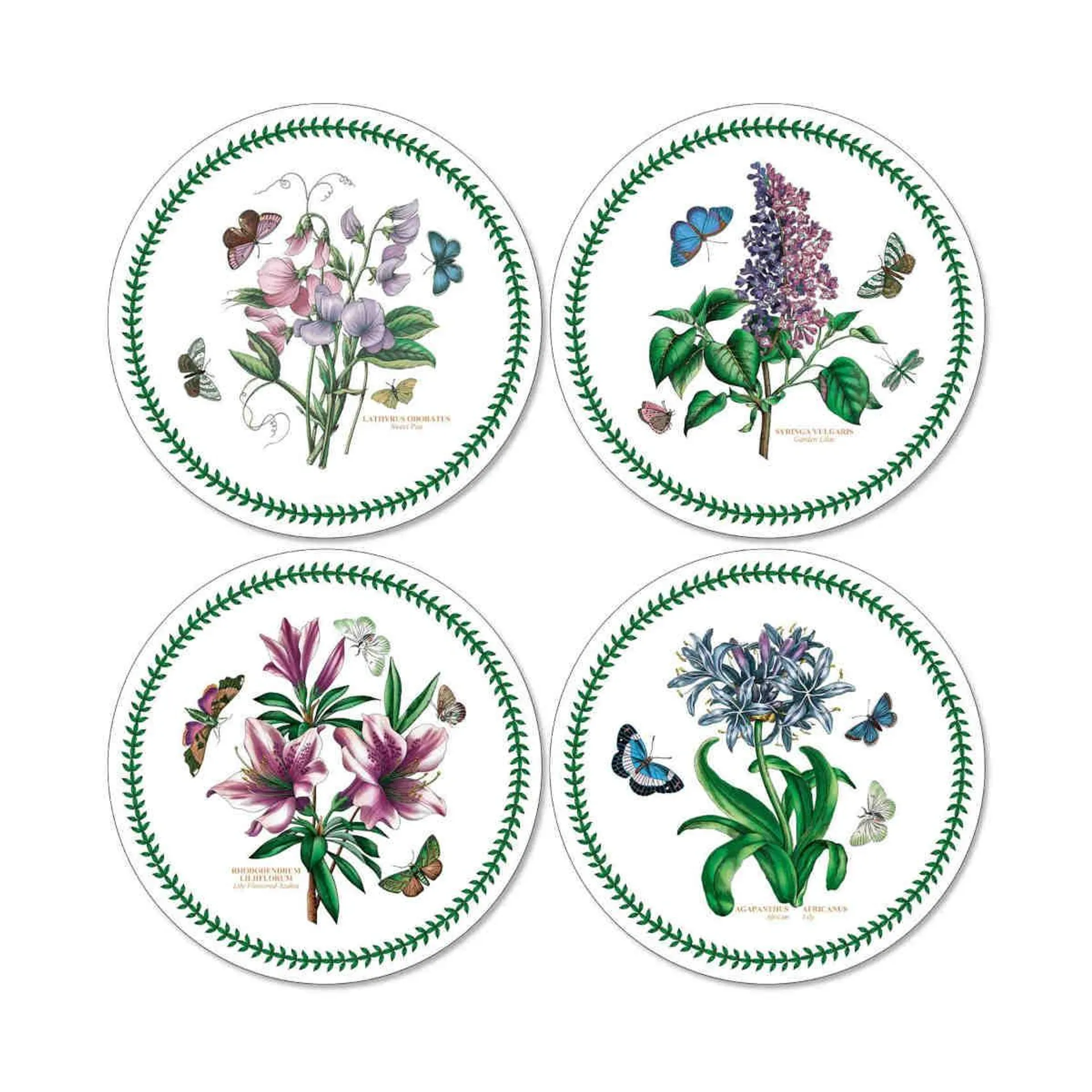 Pimpernel Botanical Garden Round Placemat Set of 4