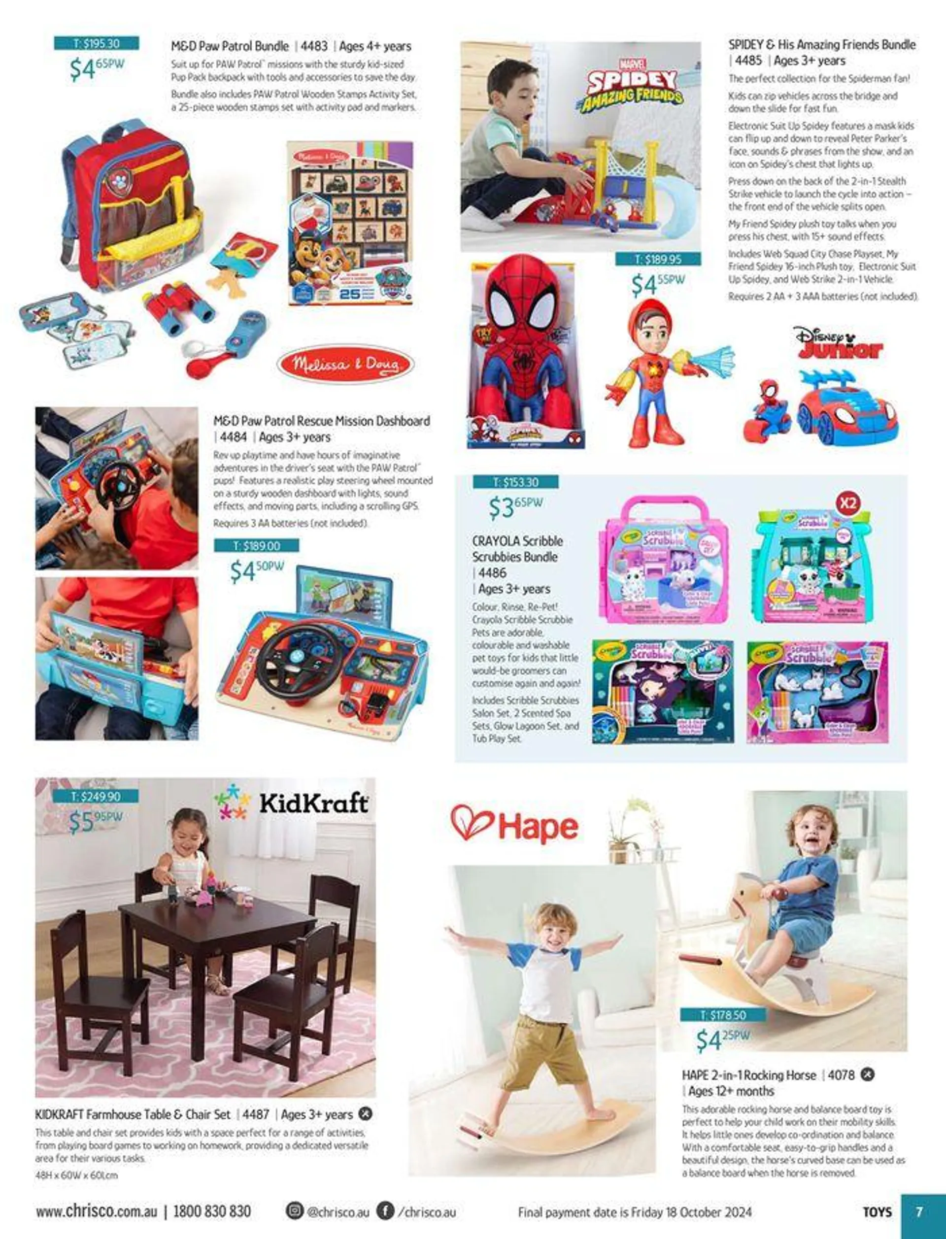 Toy & Gift 2024 Catalogue - Catalogue valid from 4 December to 31 December 2024 - page 7