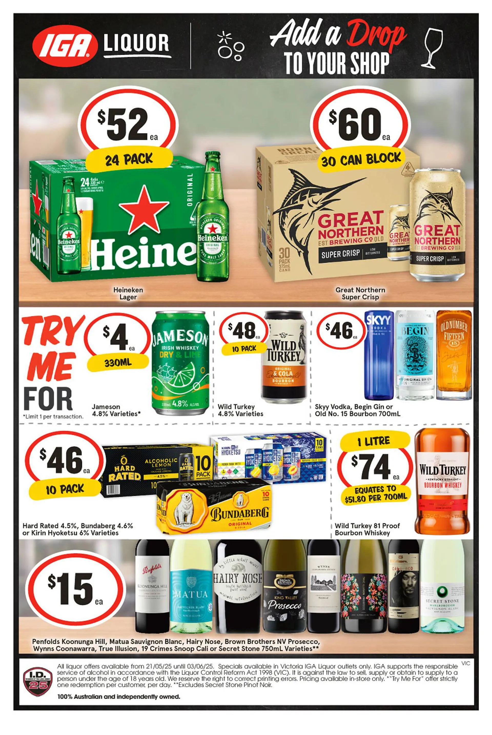 IGA Liquor catalogue - 1