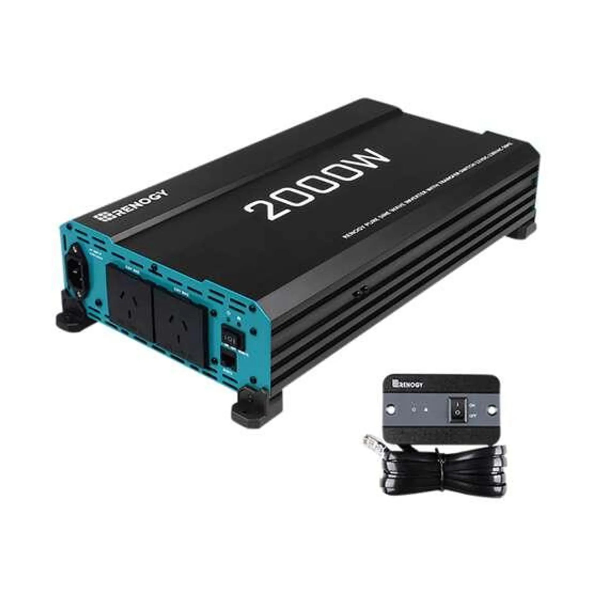 Renogy 2000W Pure Sine Wave Inverter With AC Transfer