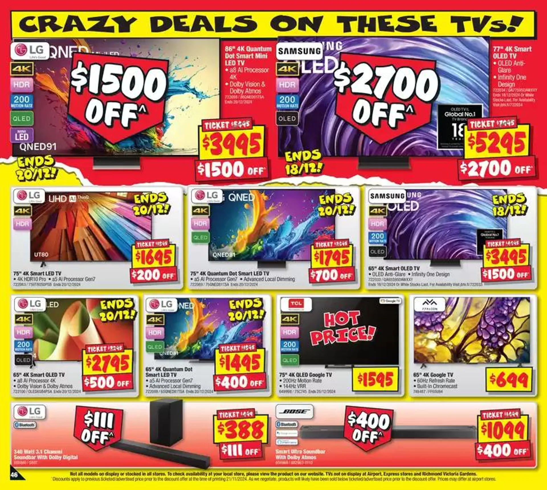 Crackin' Xmas Deals! - Catalogue valid from 5 December to 24 December 2024 - page 46