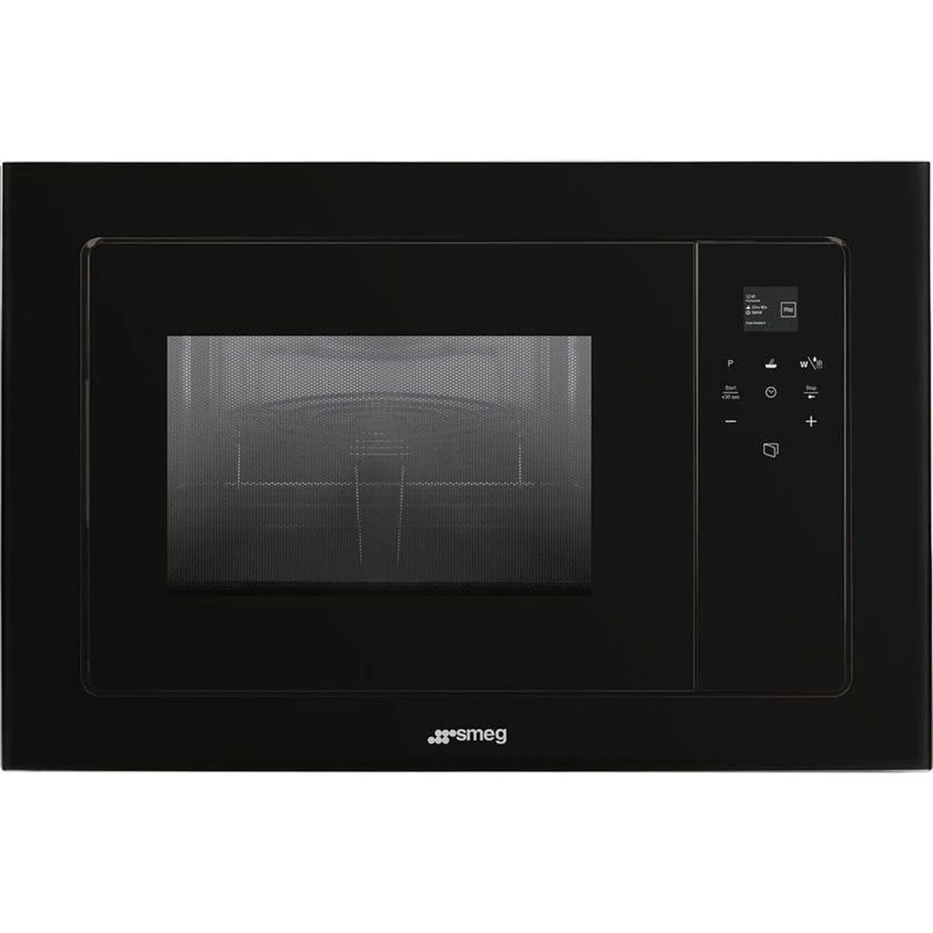 Smeg FMIA120B3 Linea 20L Midnight Black Built In Microwave Oven