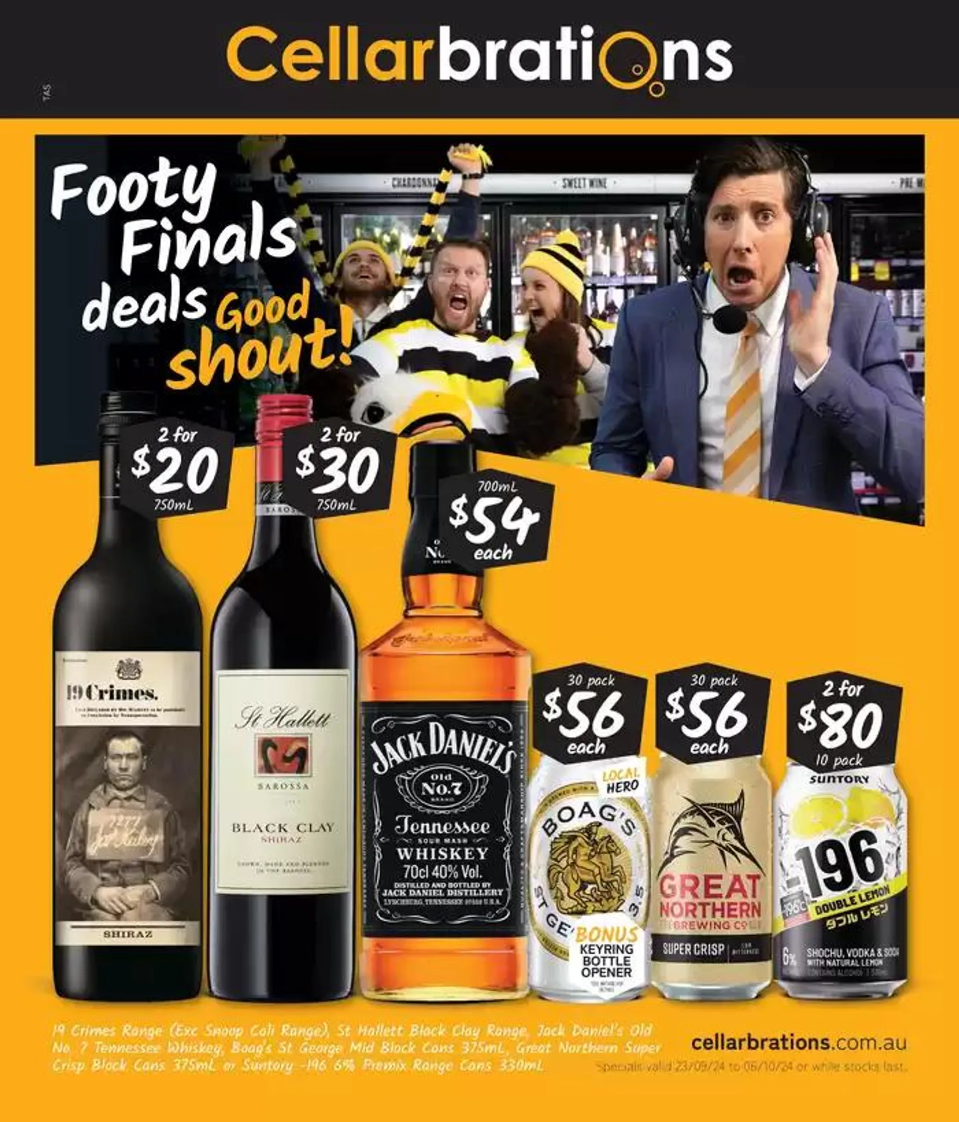 Footy Final Deals, Good Shout! 23/09 - 1