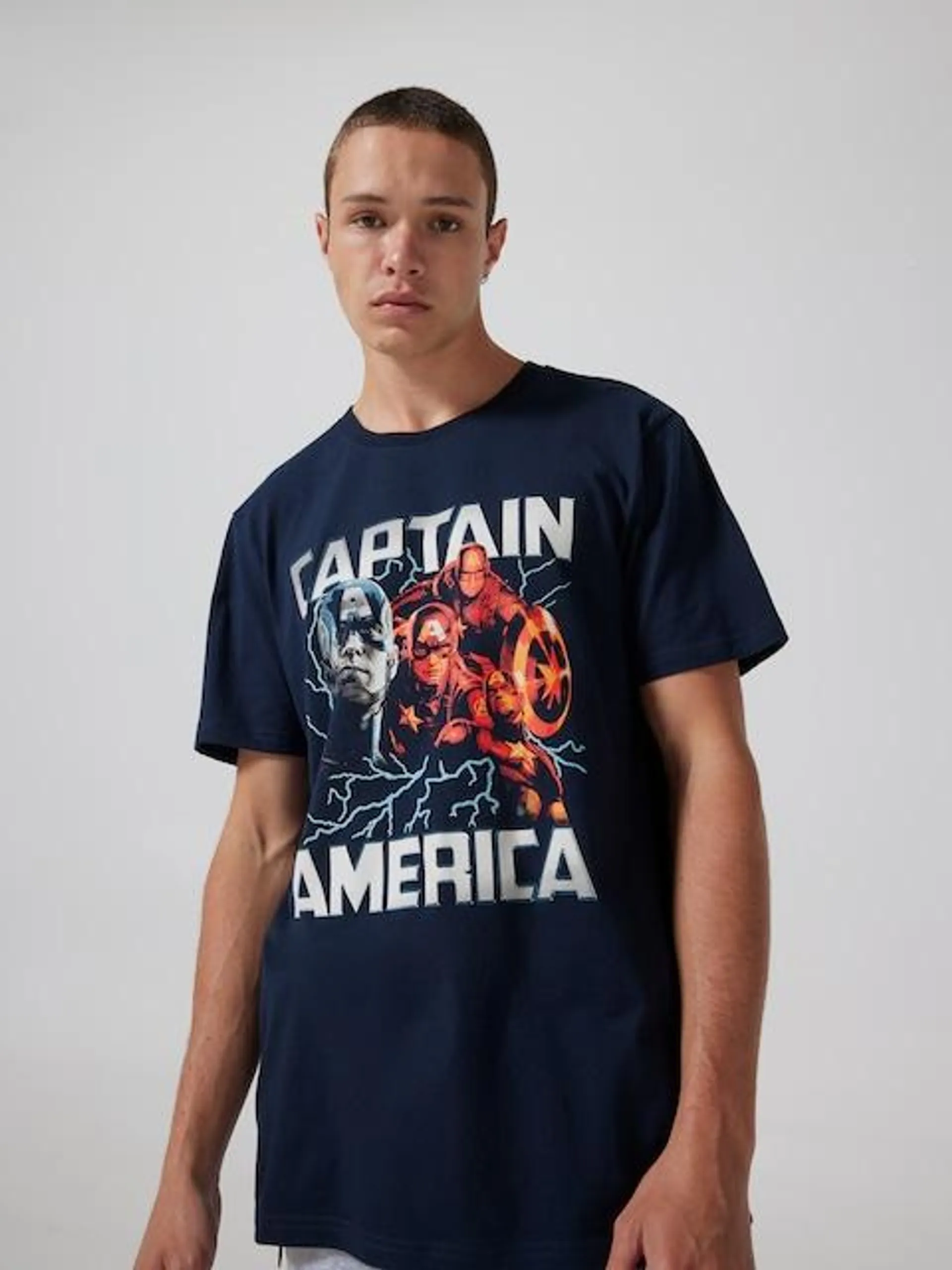 Captain America Short Sleeve Tee