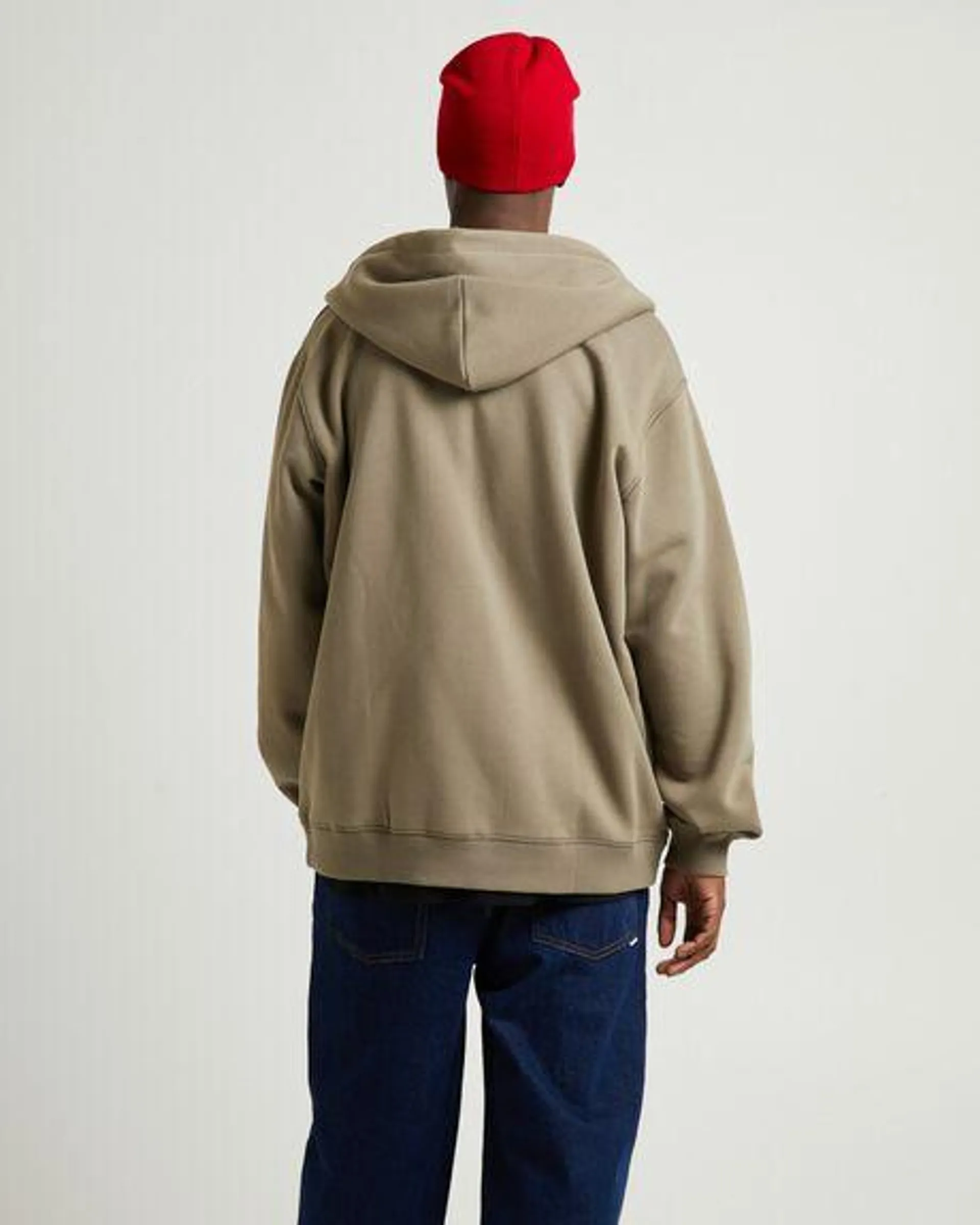 Workwear Zip Through Hoodie