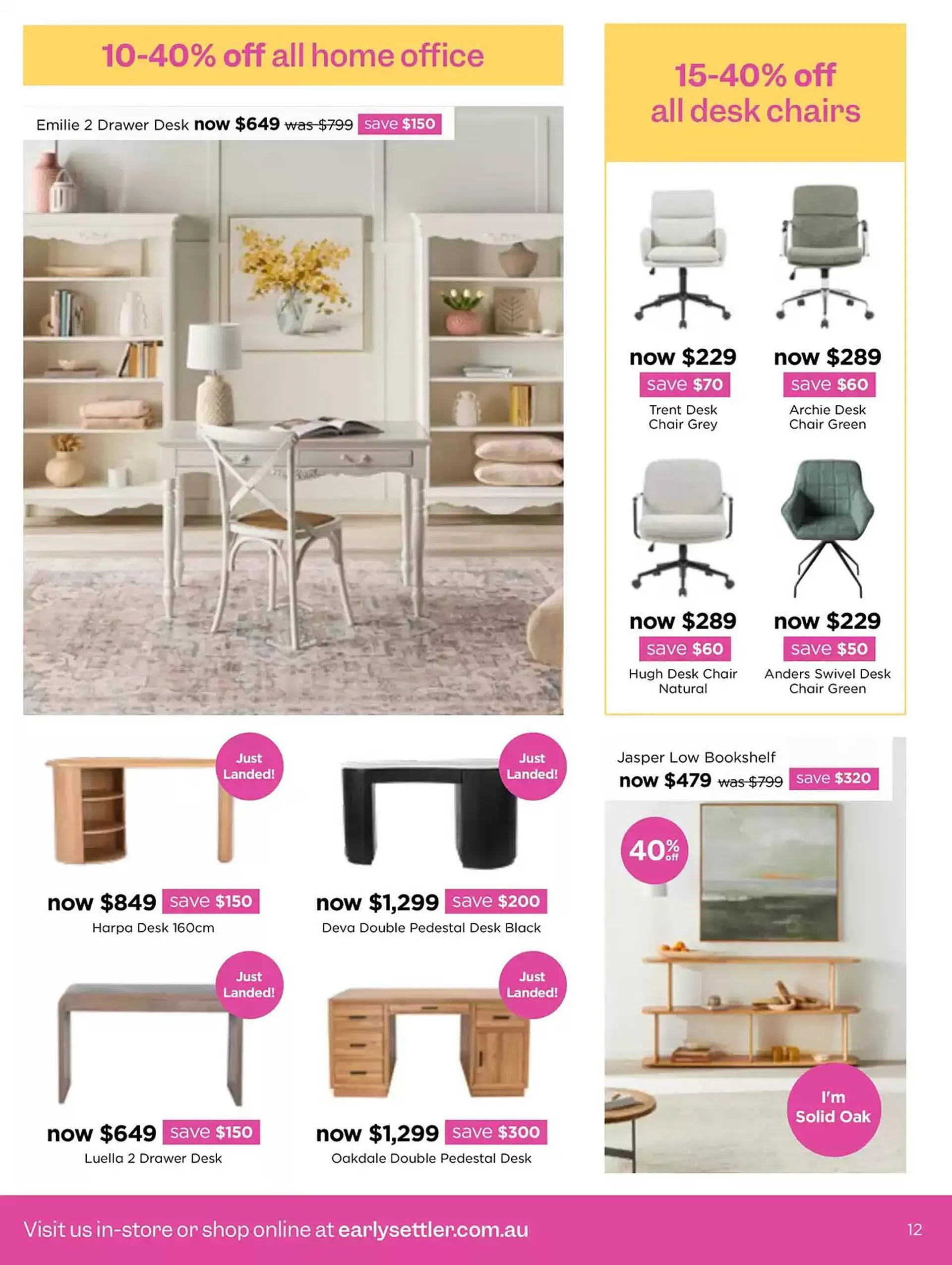 Early Settler catalogue - Catalogue valid from 16 April to 11 May 2025 - page 12