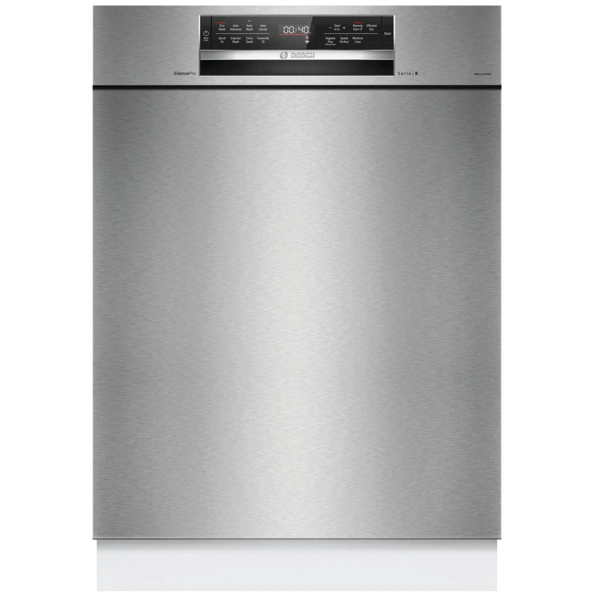 BOSCH 60cm Series 8 Stainless Steel Built Under Dishwasher SMU8ECS01A