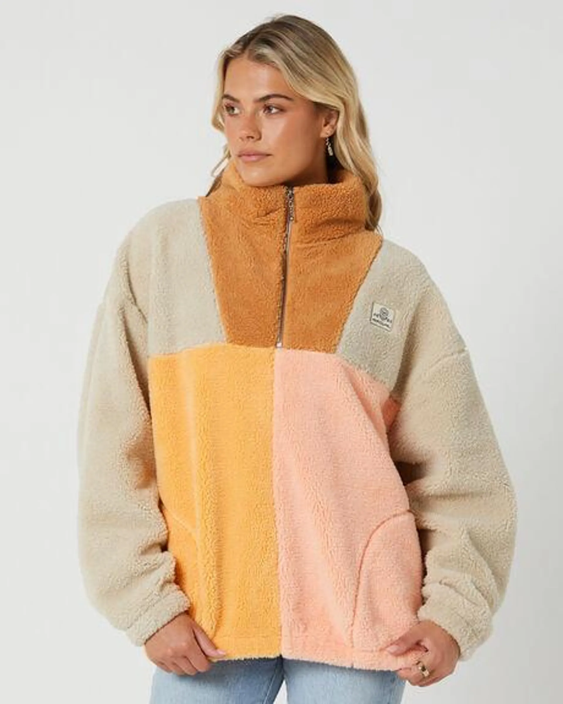 Womens Block Party Polar Fleece