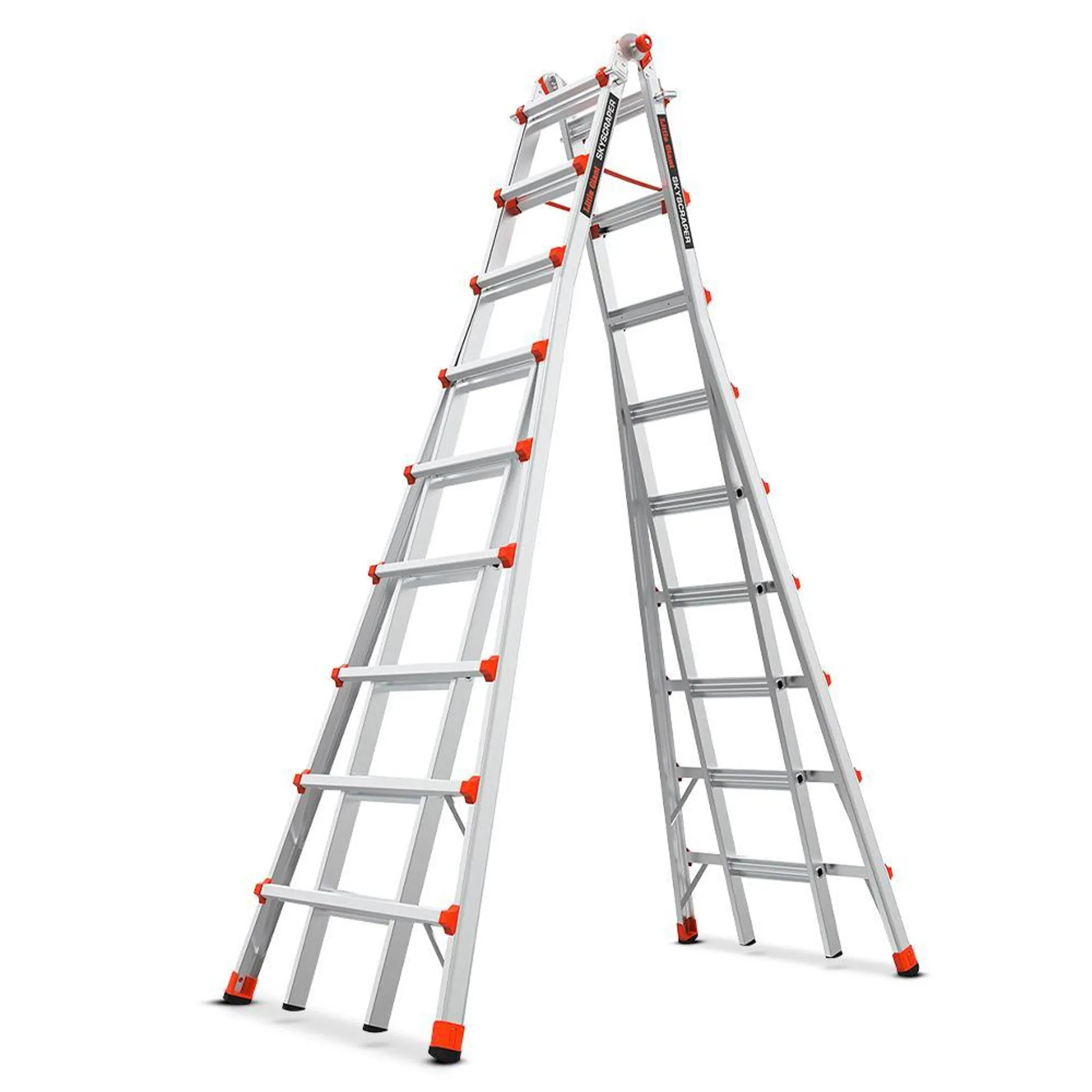 Little Giant Ladder Systems 10110 2.0m-4.3m 150kg Aluminium Skyscraper Adjustable Stepladder