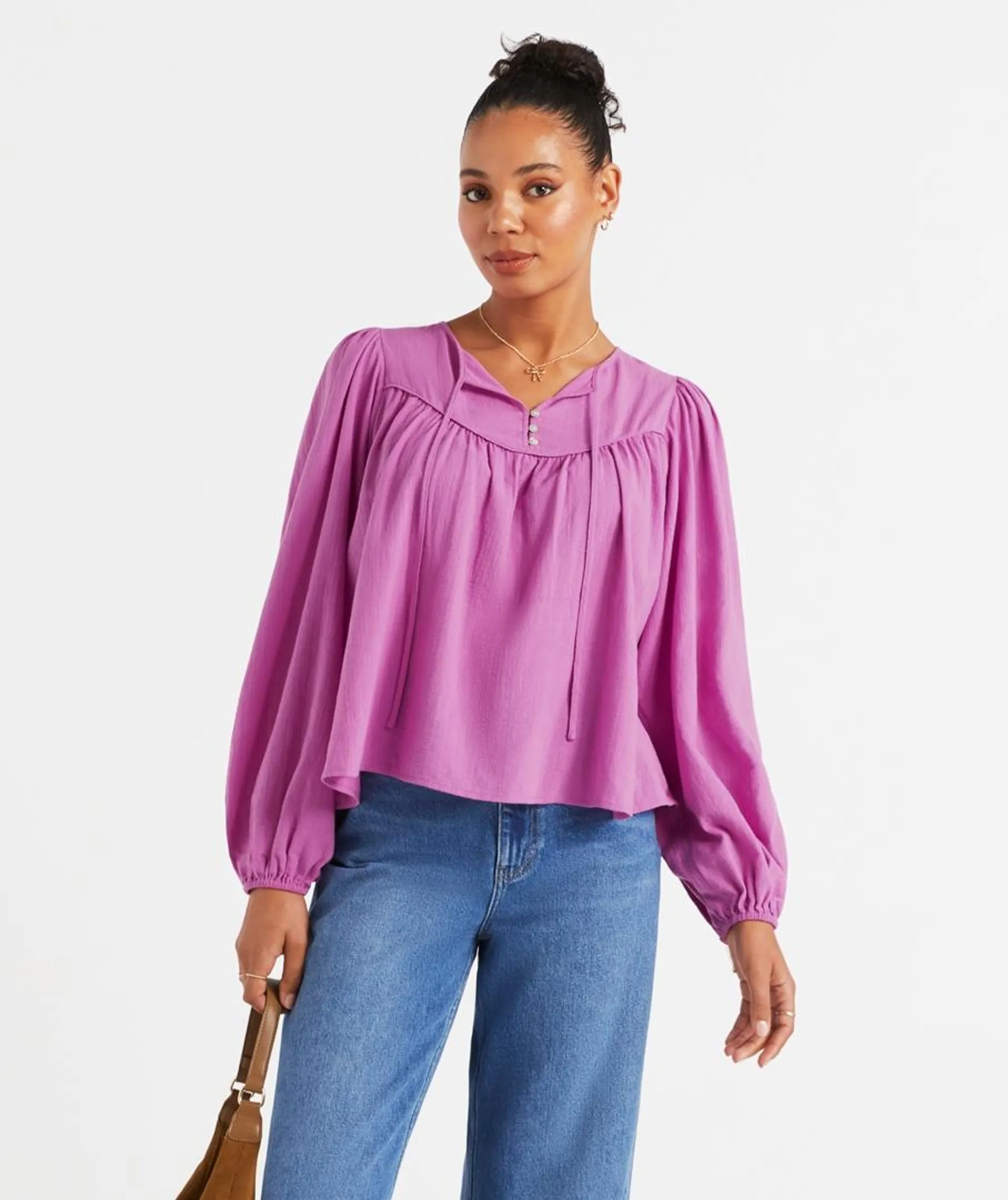 BRIAR TEXTURED BLOUSE