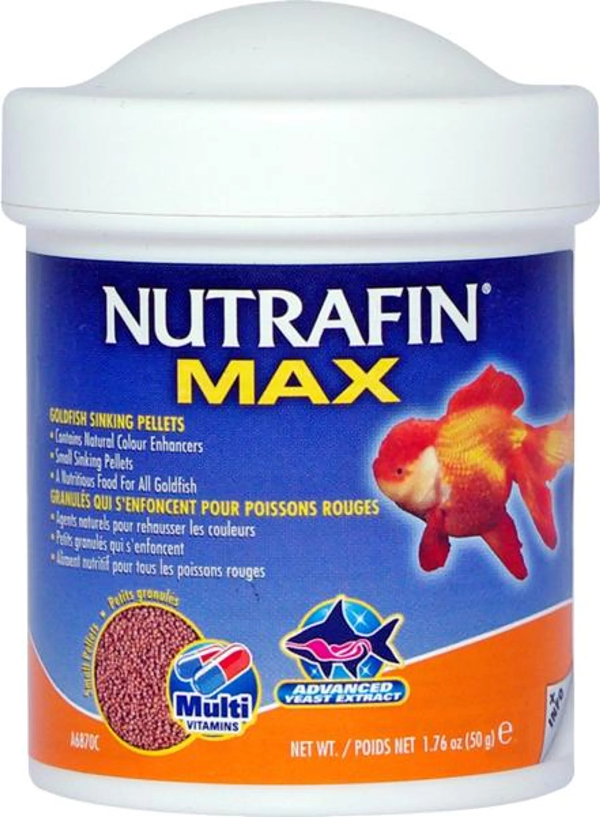 Nutrafin Max - Small Goldfish Sinking Pellets (50g)