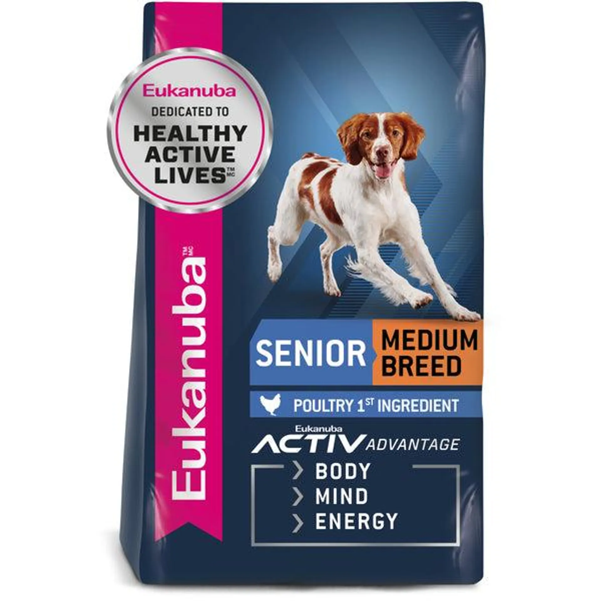 Eukanuba - Medium Breed Senior Adult Dog Dry Food (15kg)