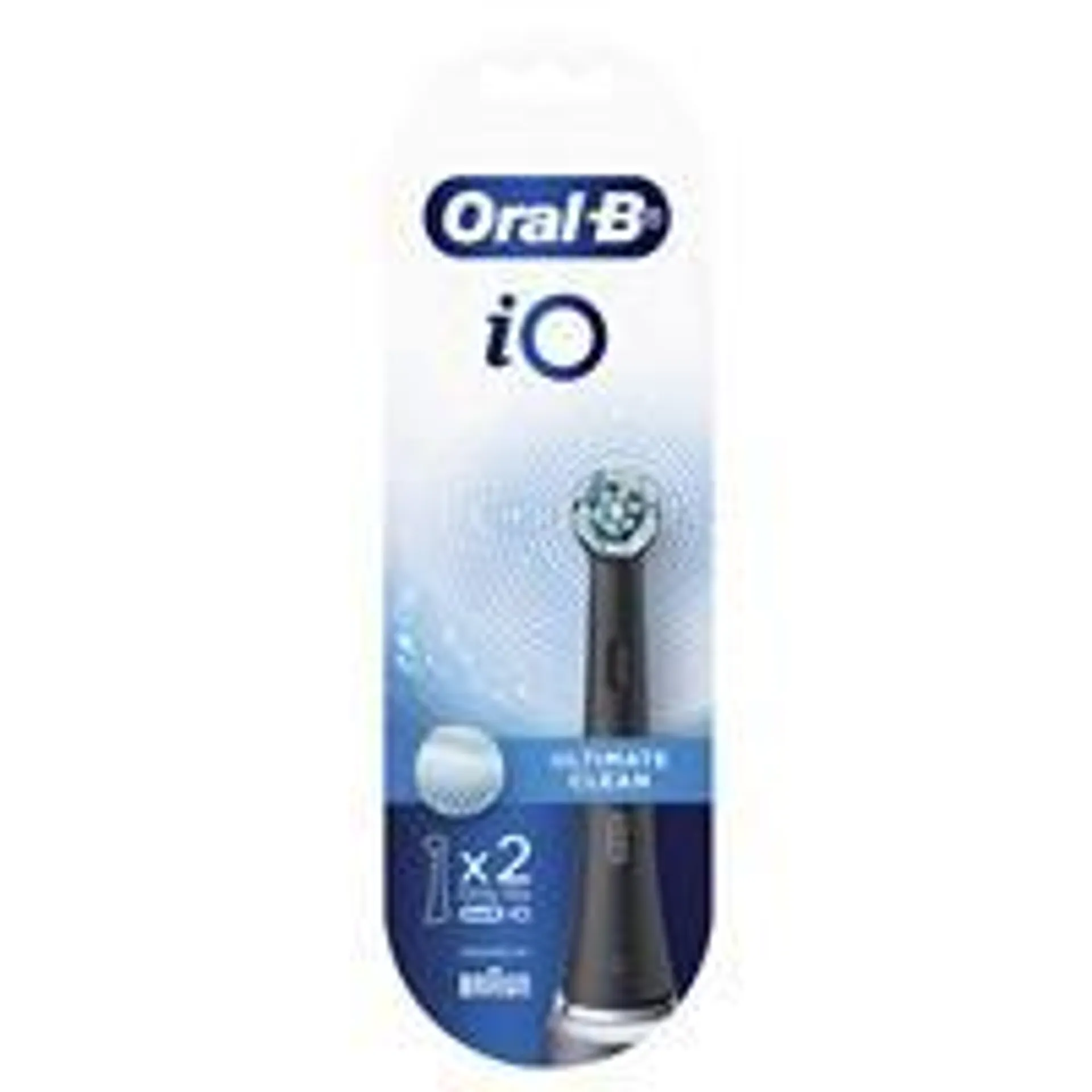 Oral B Power Toothbrush iO Ultimate Clean Refills Black 2 Pack