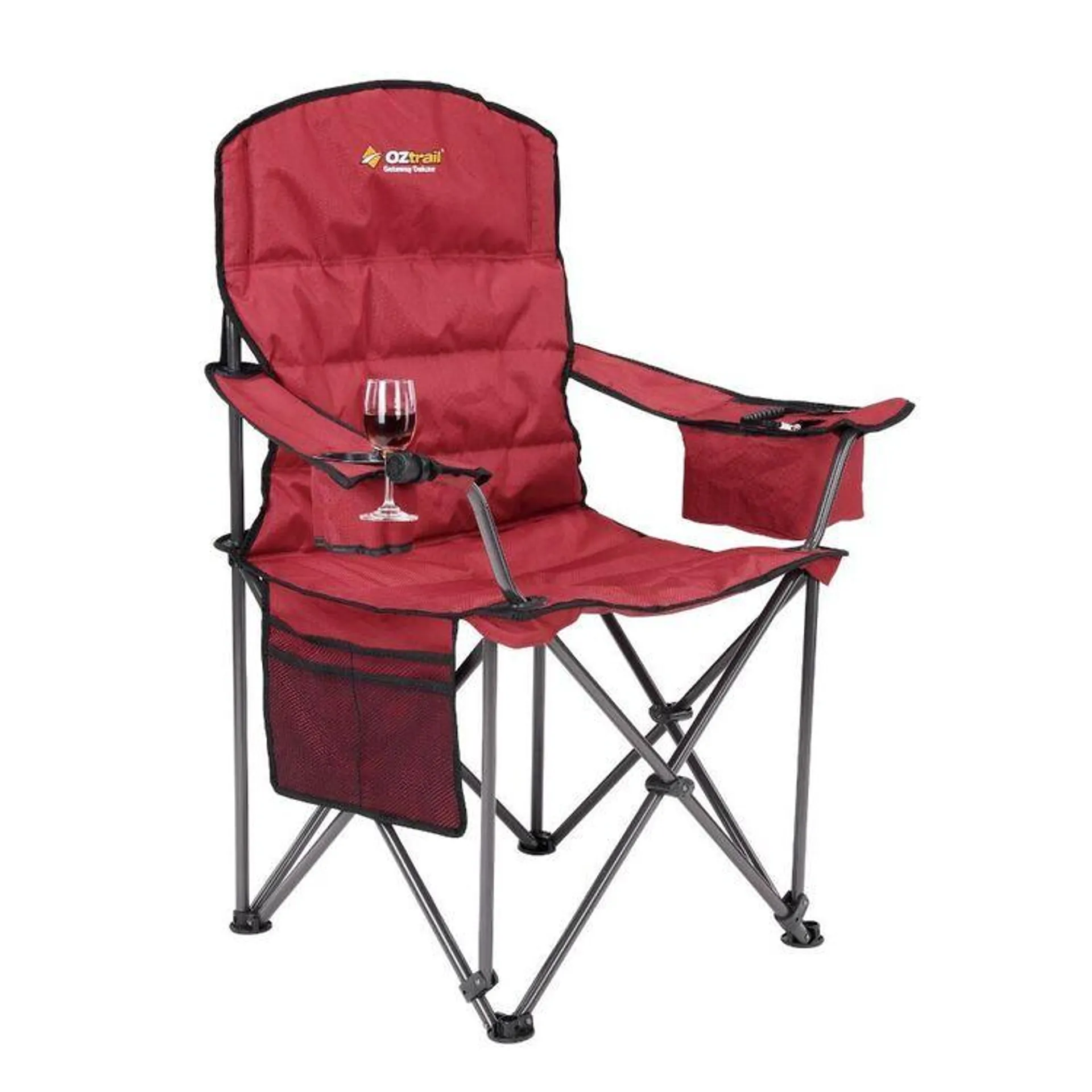 Oztrail Getaway Deluxe Chair Maroon