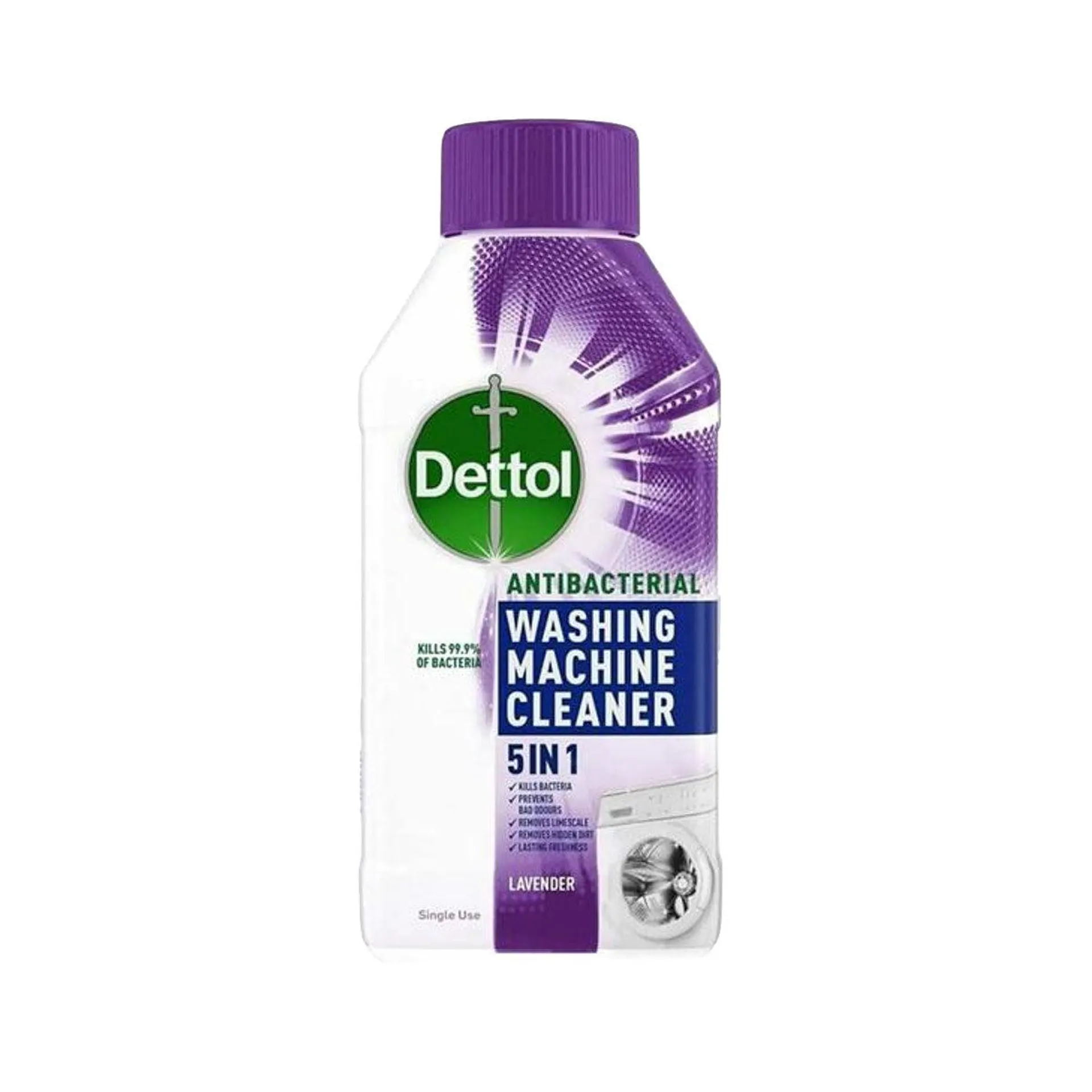 Dettol Washing Machine Cleaner 5 in 1 Lavender 250mL