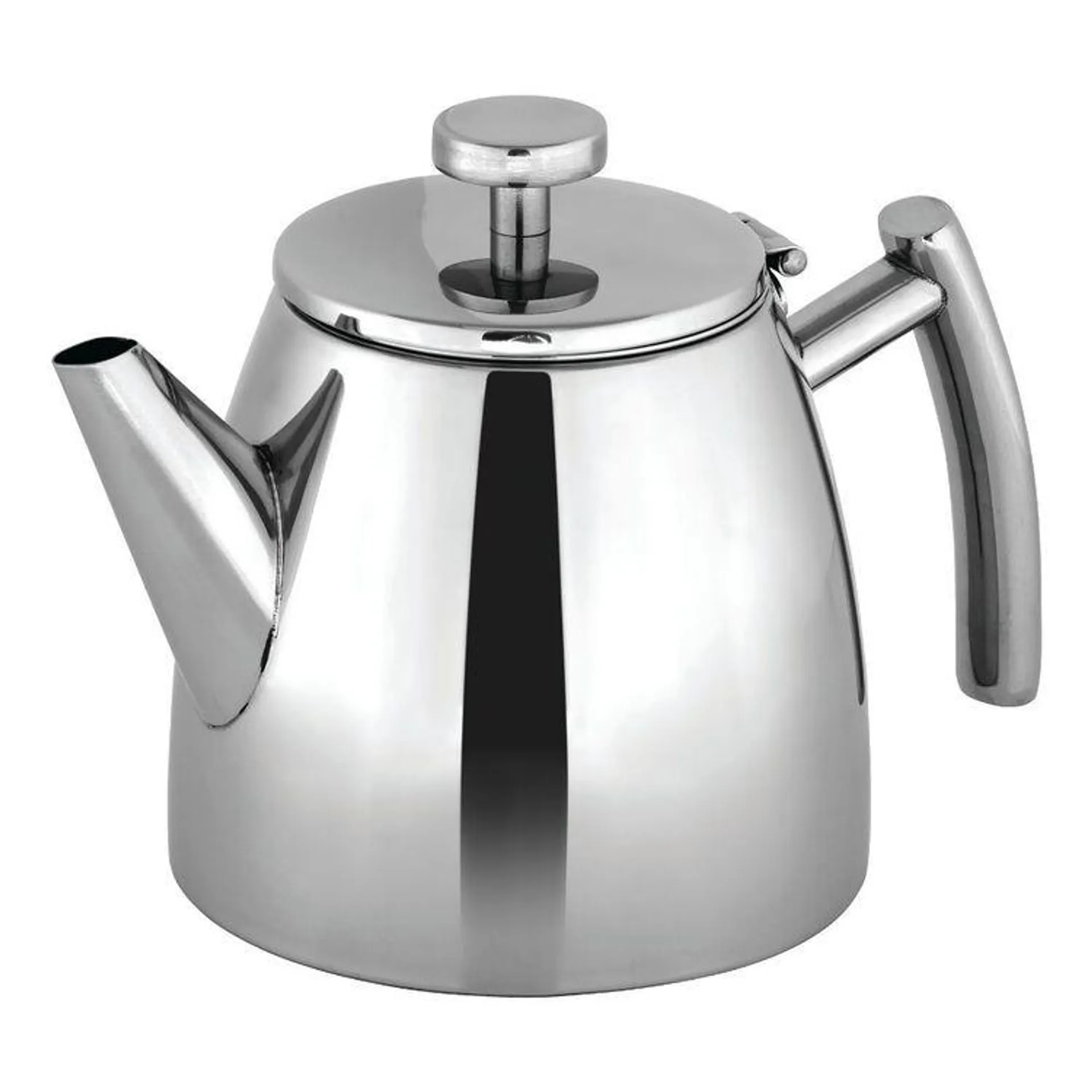 Avanti Modena Double Wall 600ml Teapot Silver 600 mL