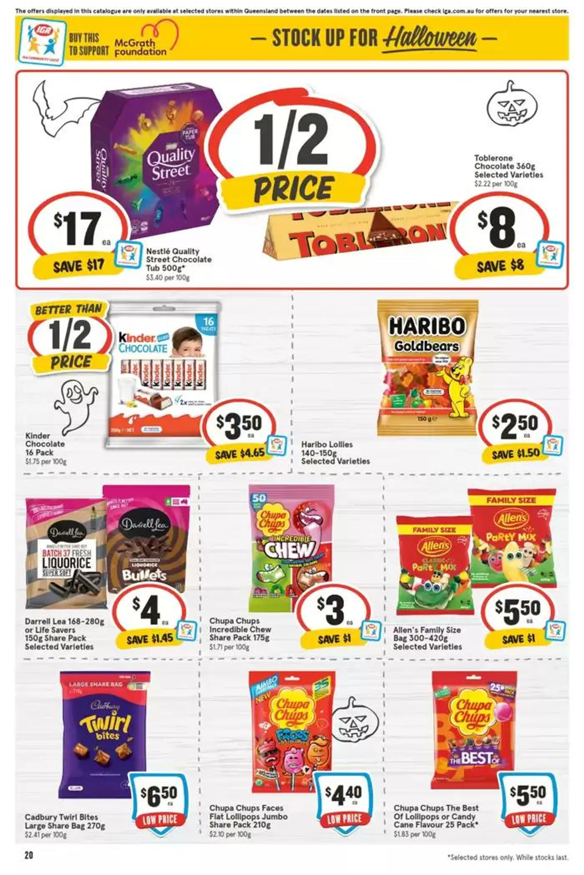 IGA - 1/2 Price - 23/10 - Catalogue valid from 23 October to 29 October 2024 - page 20