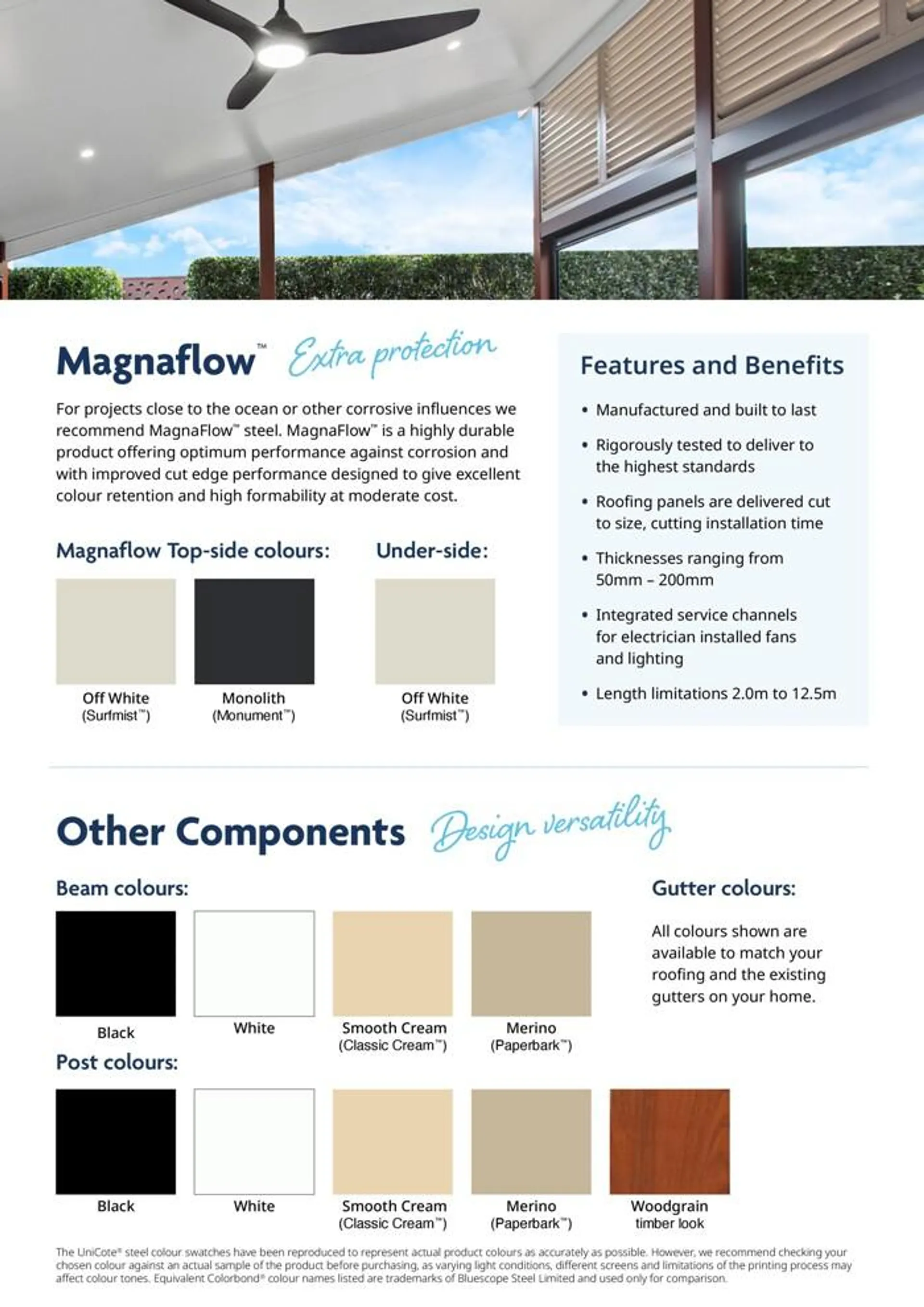 Insulated Roofing Colour Range - 3