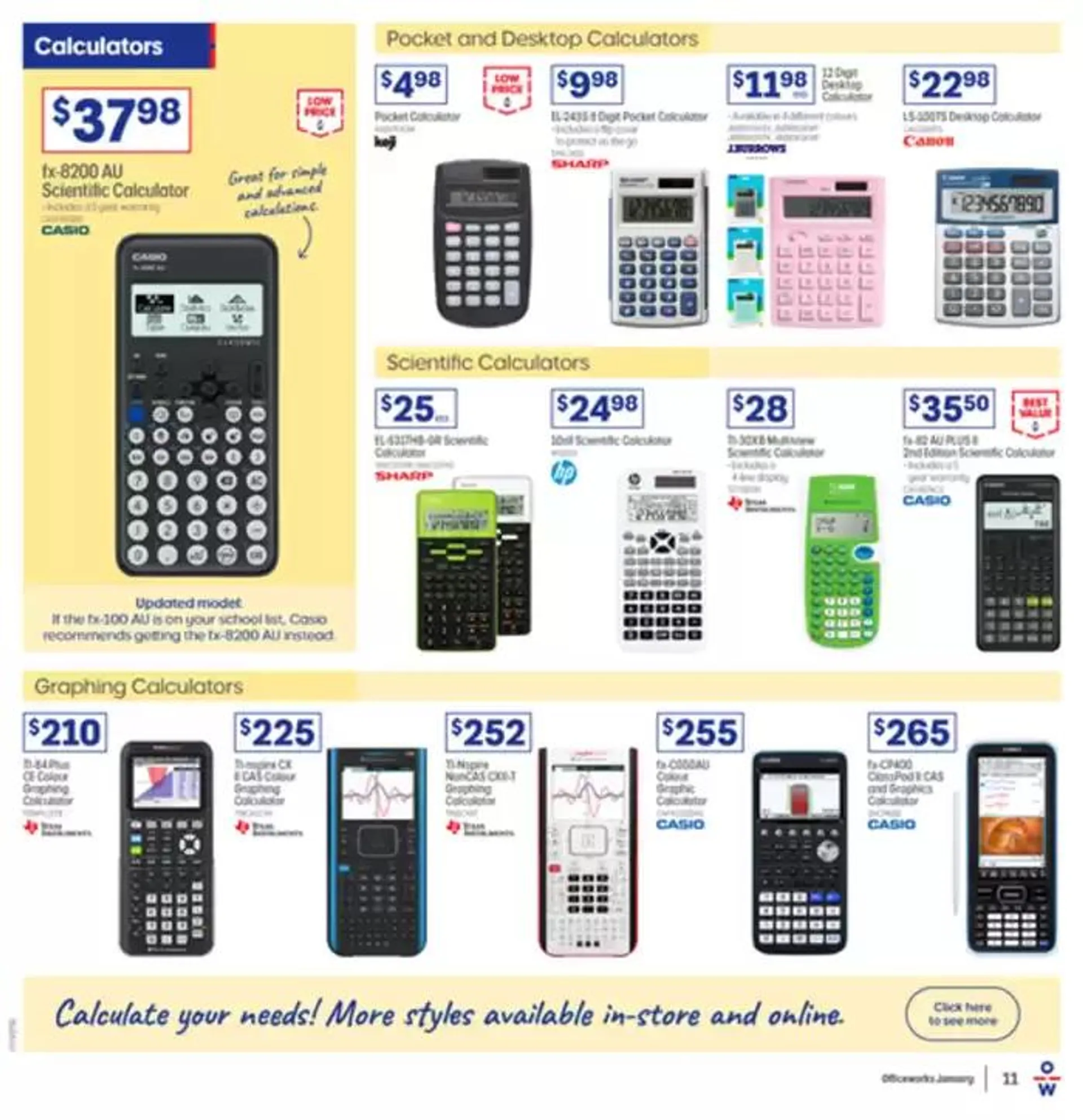 We Won't be Beaten on Back to School Prices - Catalogue valid from 6 January to 3 February 2025 - page 11