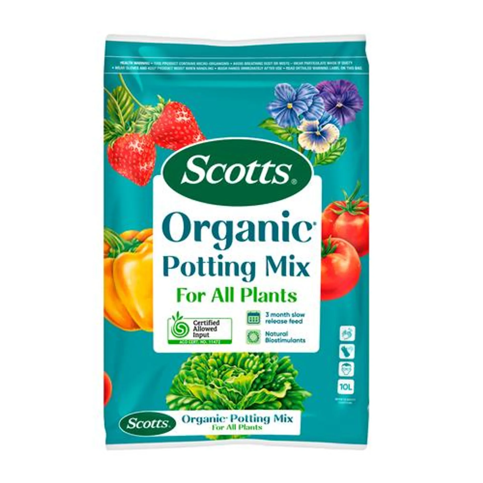 Scotts Organic Potting Mix 10L For All Plants