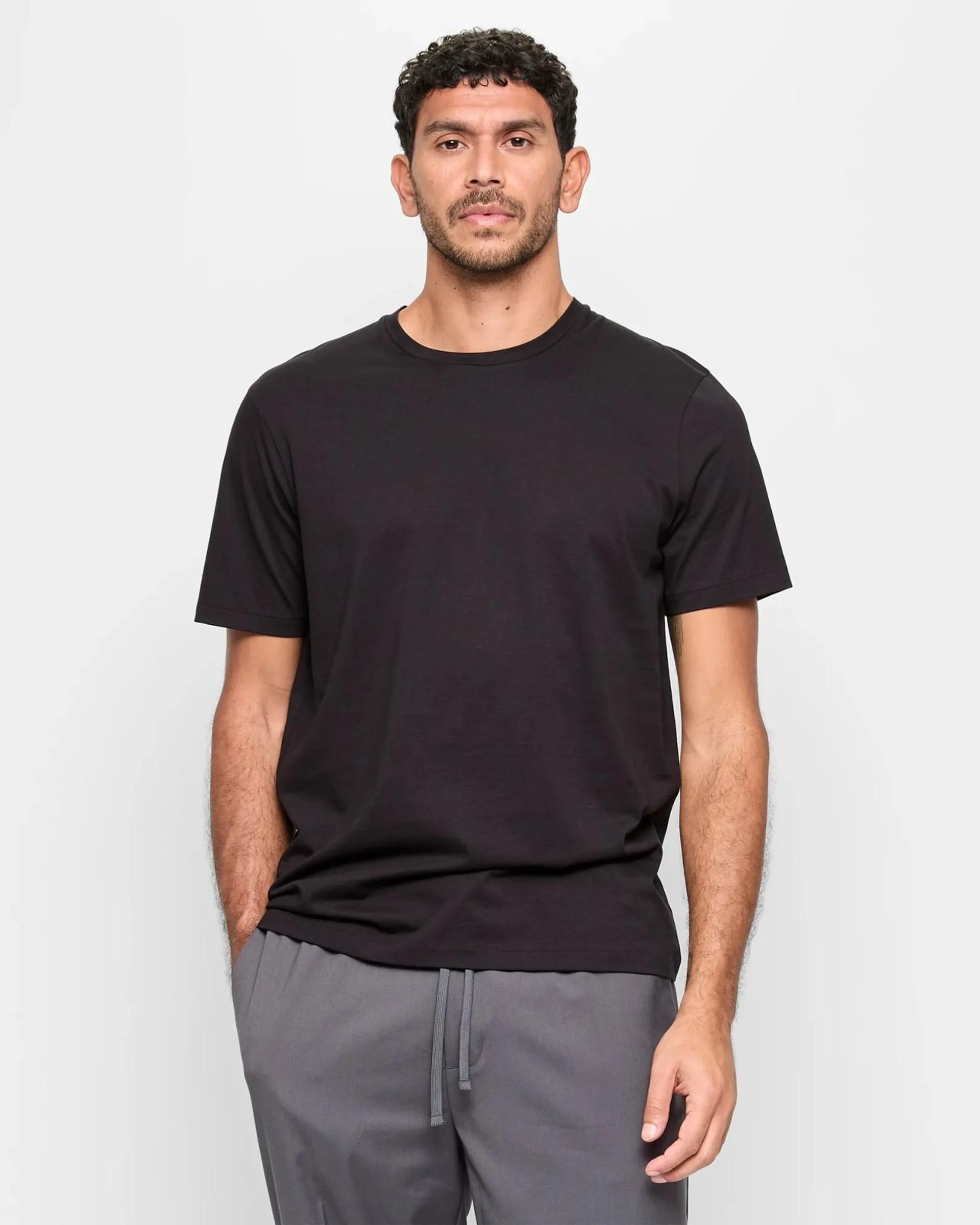 Supima Cotton T-Shirt - Preview - Black