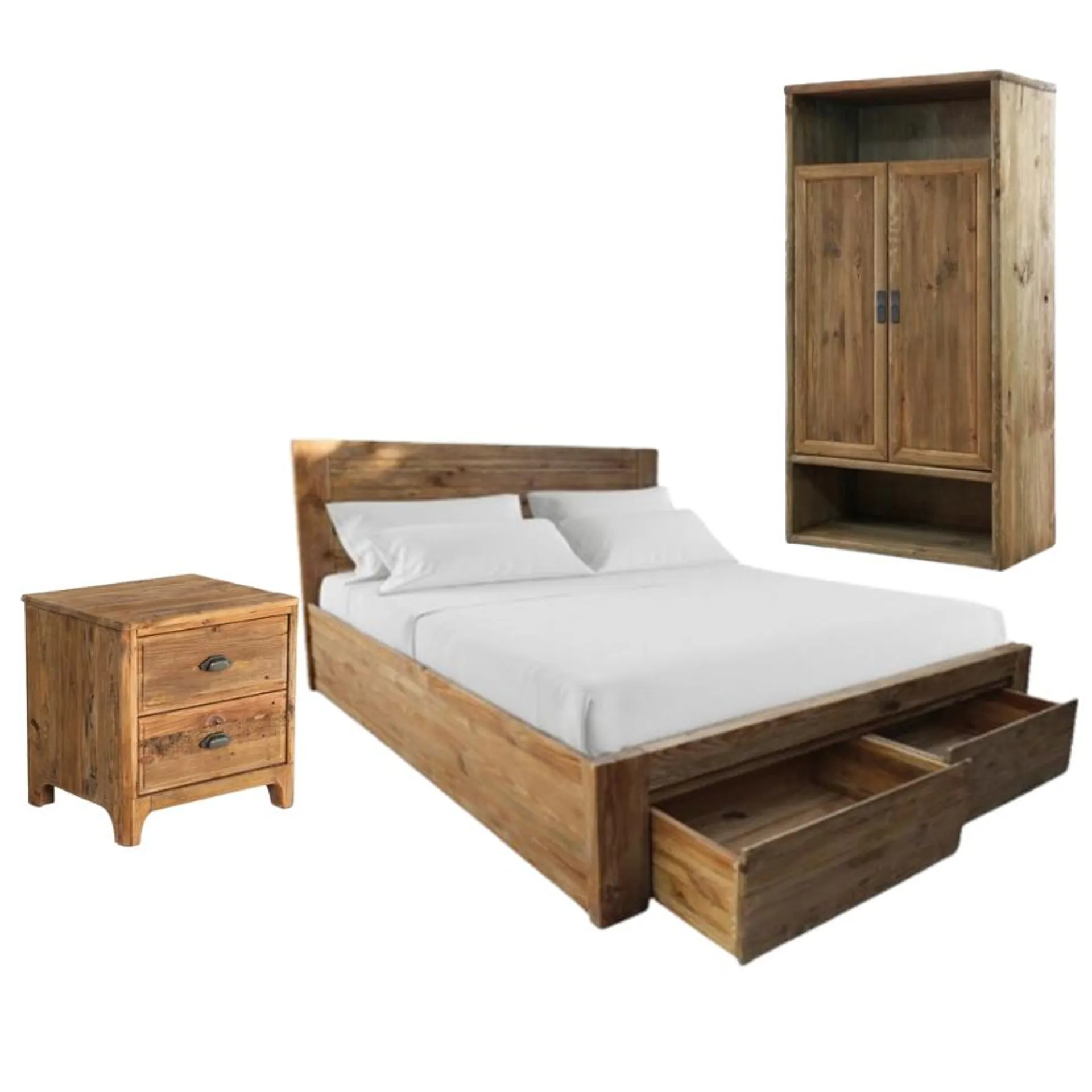 Farmhouse Queen Mattress Bedroom Package