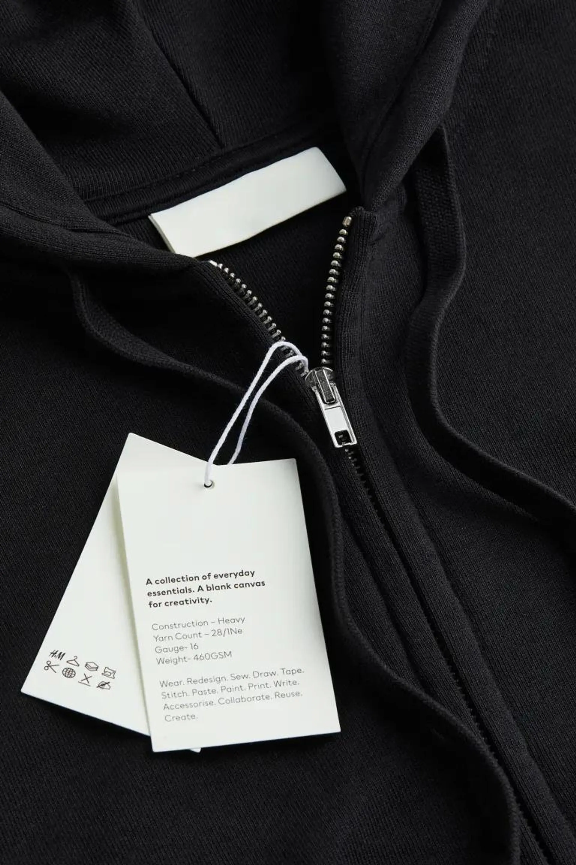 Oversized Fit Cotton Zip UP Hoodie