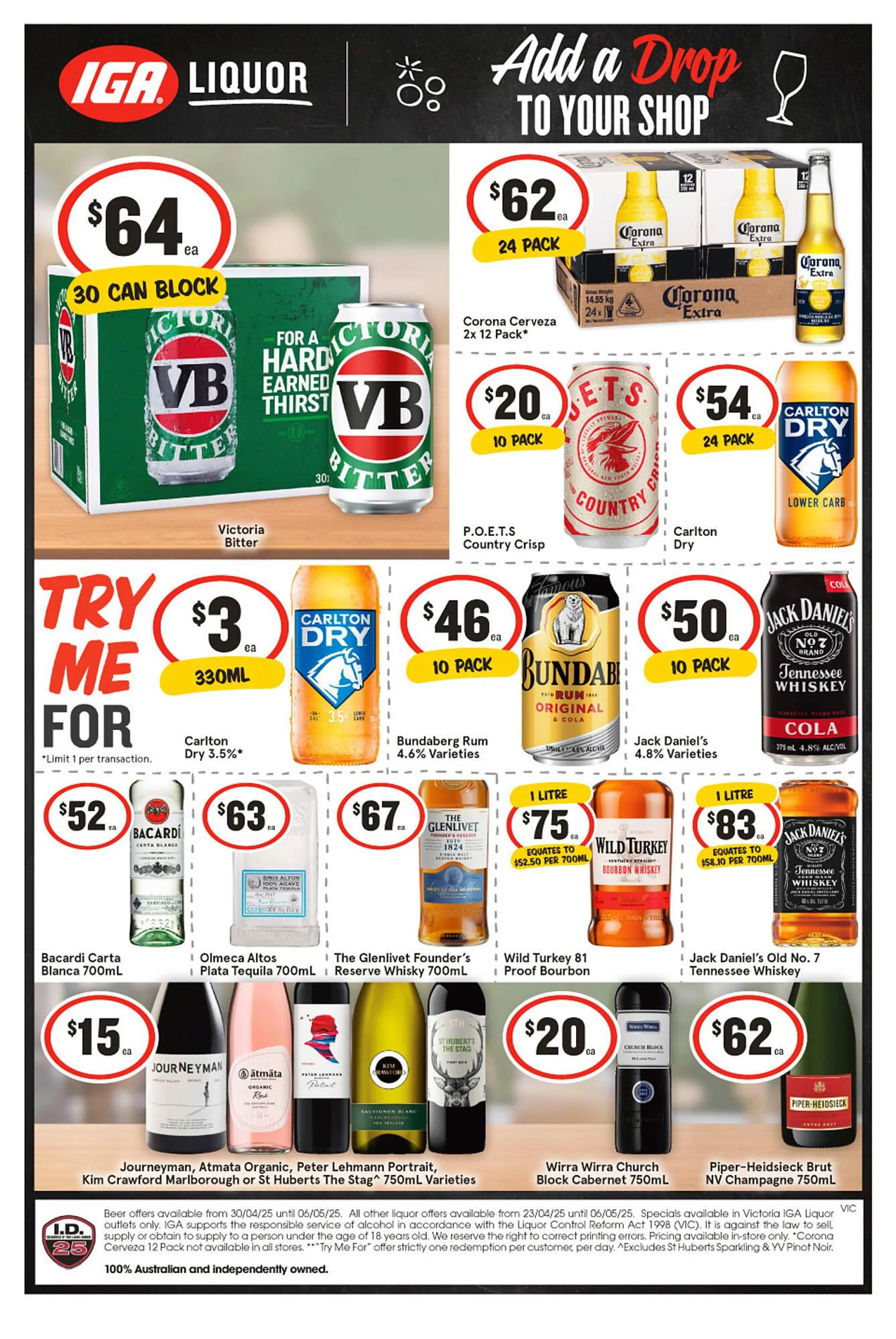 IGA Liquor catalogue - 1