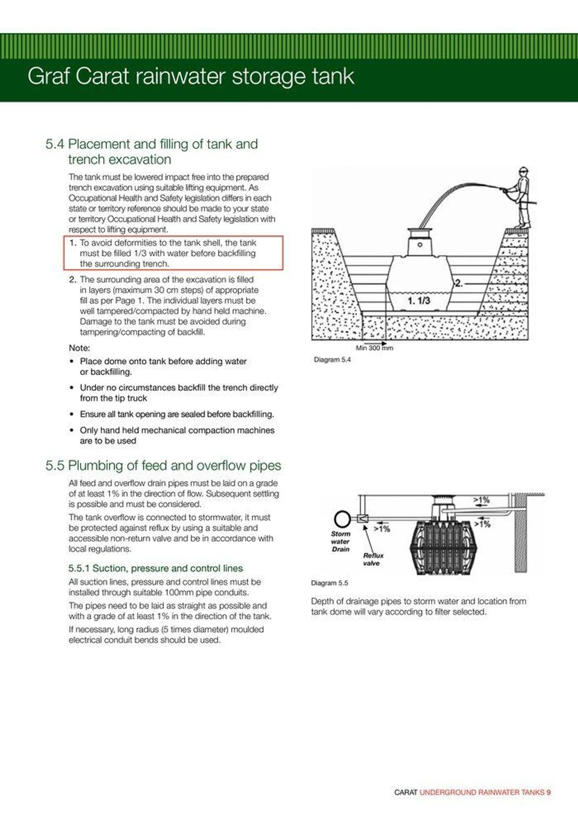 GRAF Carat Underground Rainwater Tanks - Catalogue valid from 22 January to 31 December 2024 - page 11