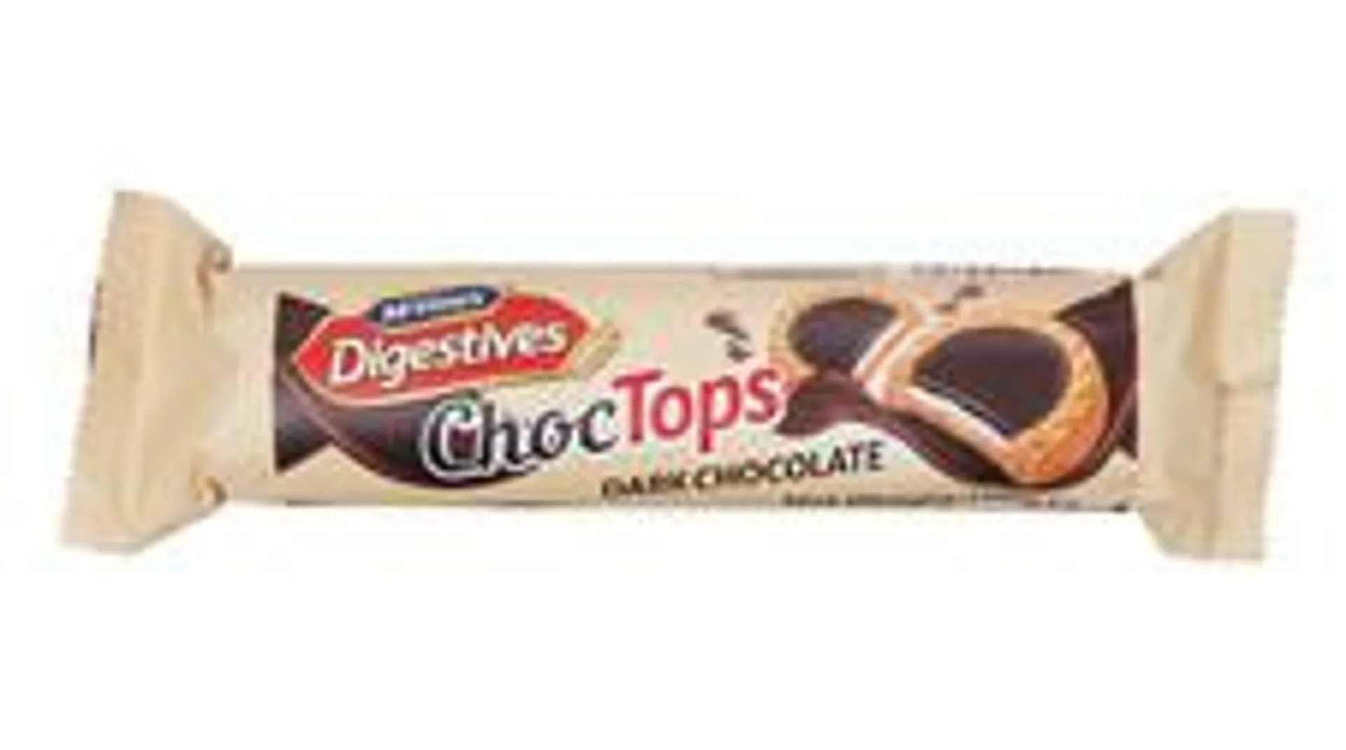 McVitie's Digestives Choc Tops Dark Chocolate 100g