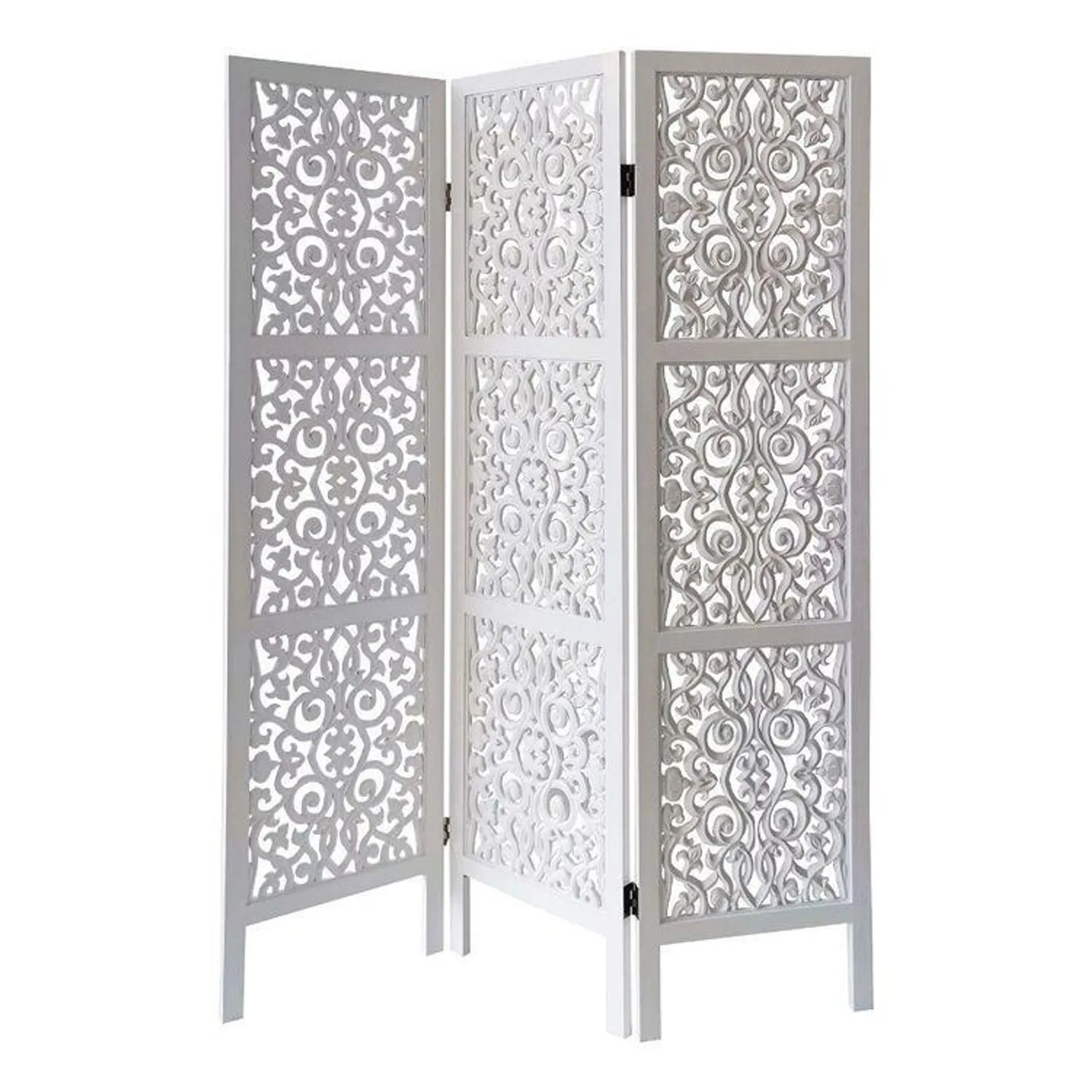 Ombre Home Mandala Room Divider II White 120 x 170 cm