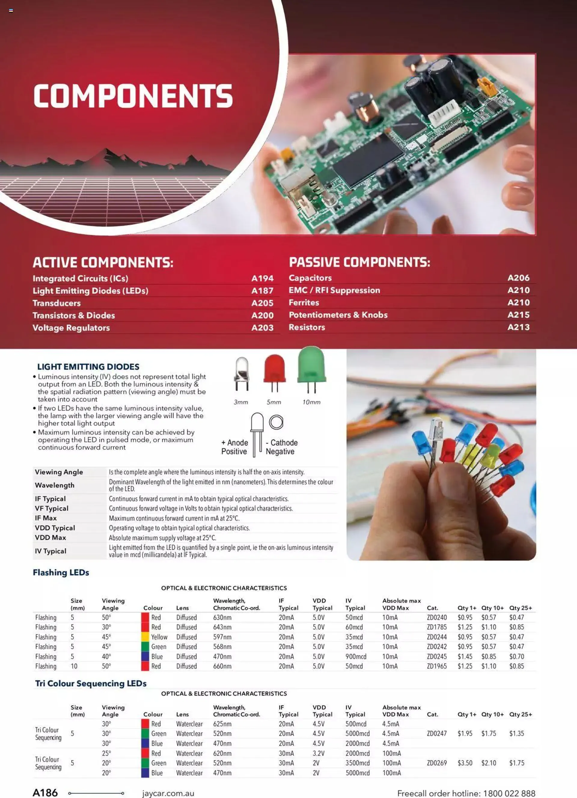 Jaycar Engineering And Scientific Catalogue Back - Catalogue valid from 27 October to 31 January 2024 - page 186