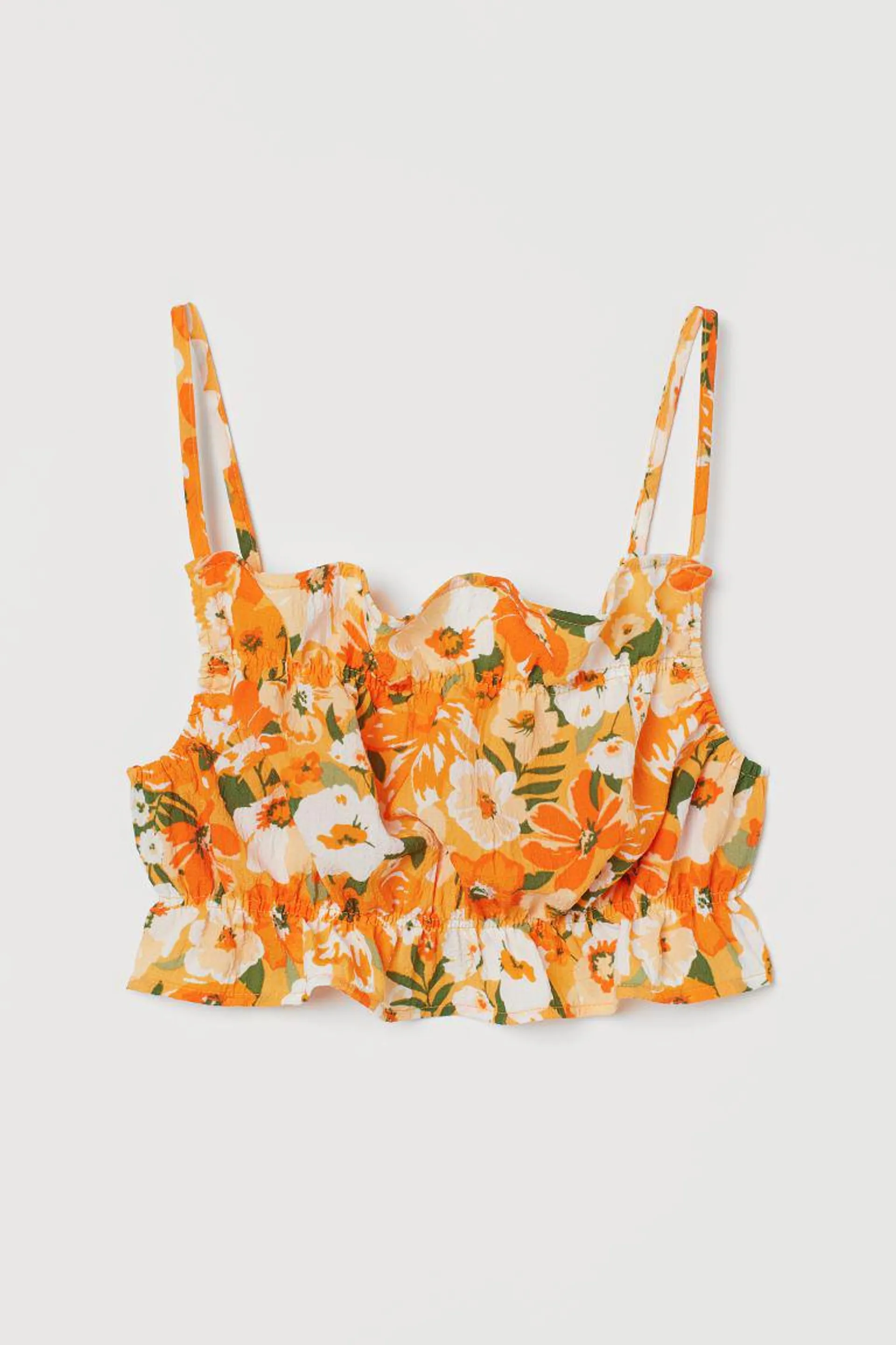 Flounce Tim Crop Top