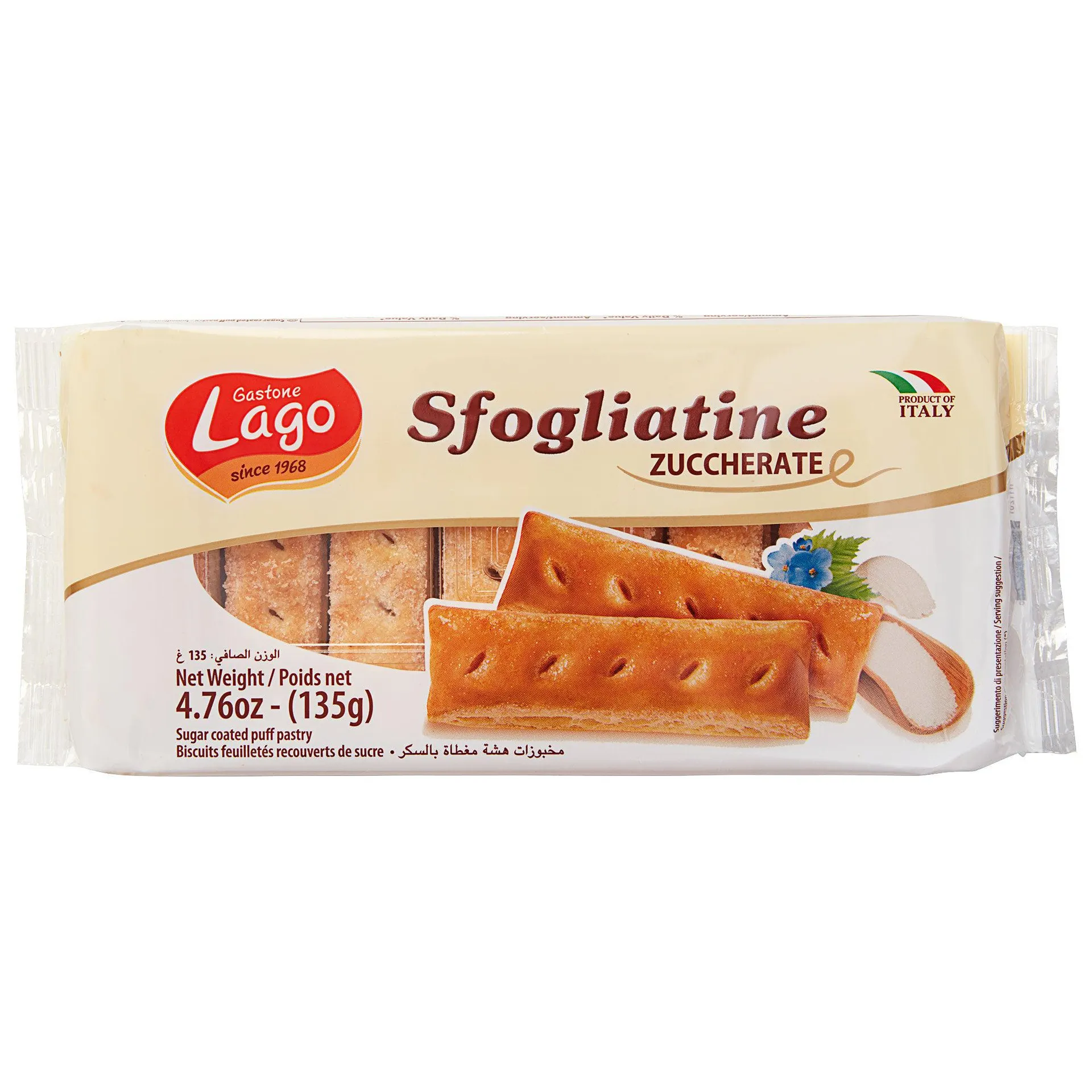 Lago Sfogliatine Zuccherate 135g