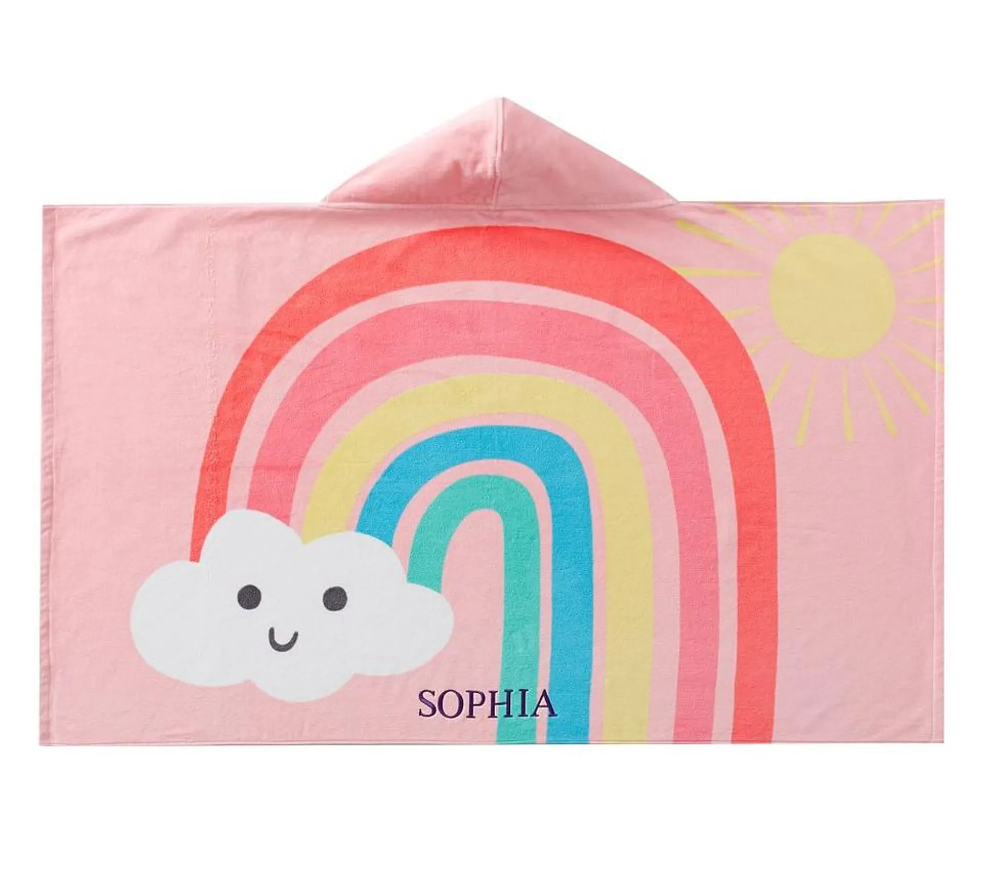 Happy Rainbows Kids Beach Wrap