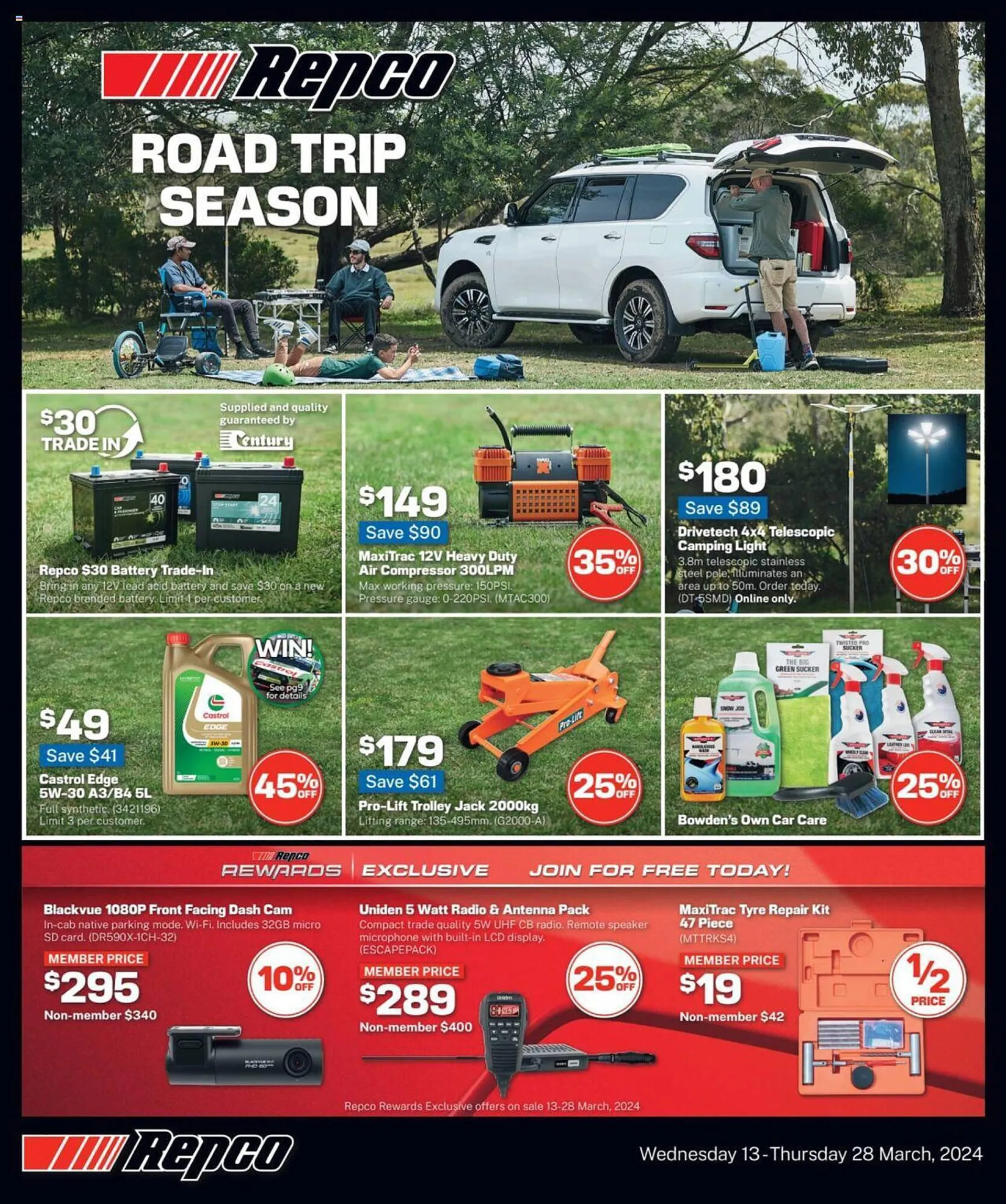 Repco catalogue - Catalogue valid from 13 March to 28 March 2024 - page 1