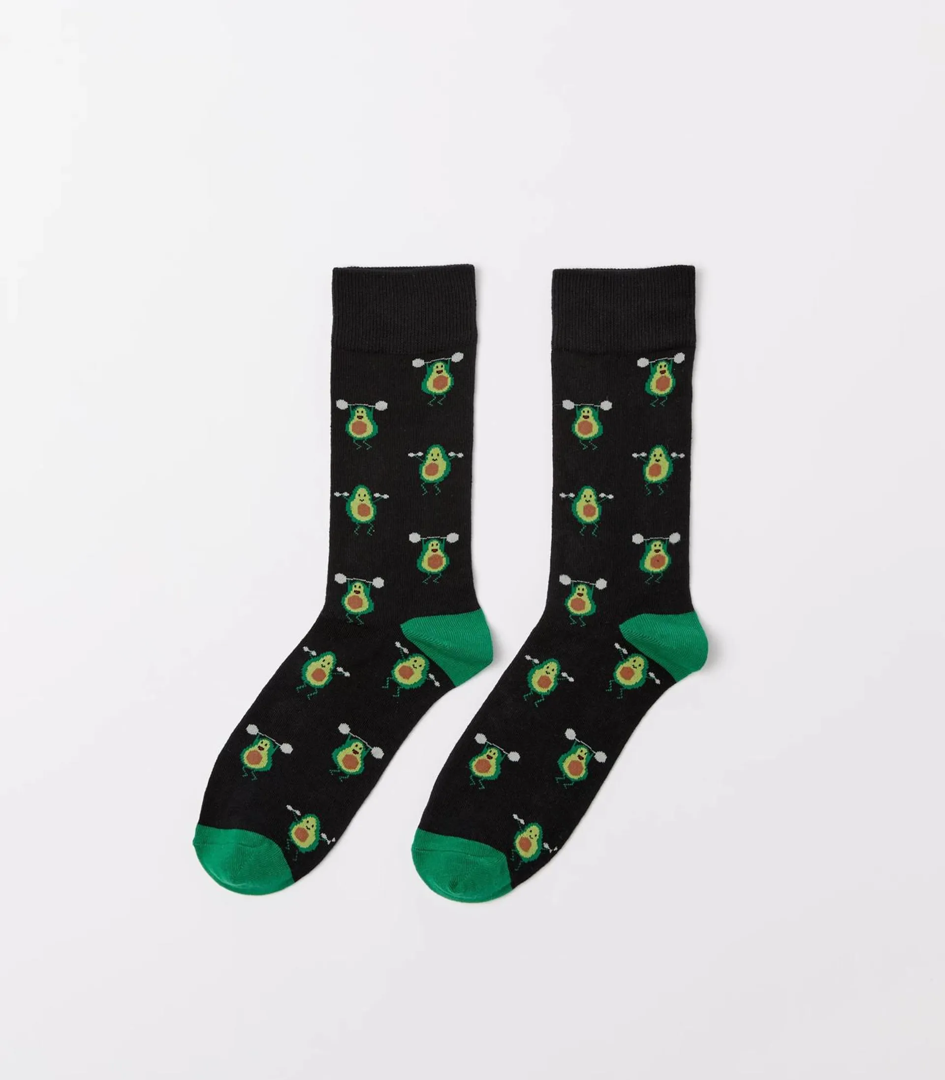 Maxx Casual Crew Socks - Avocados