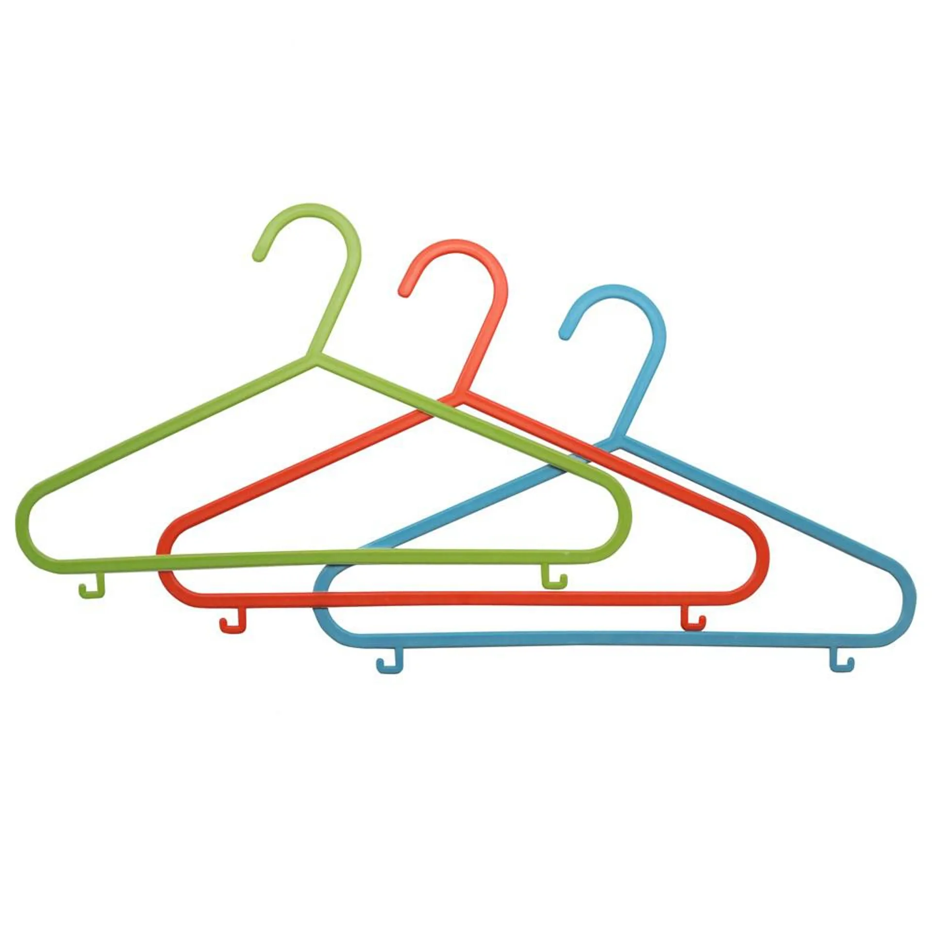 Kids Plastic Hangers 10pk