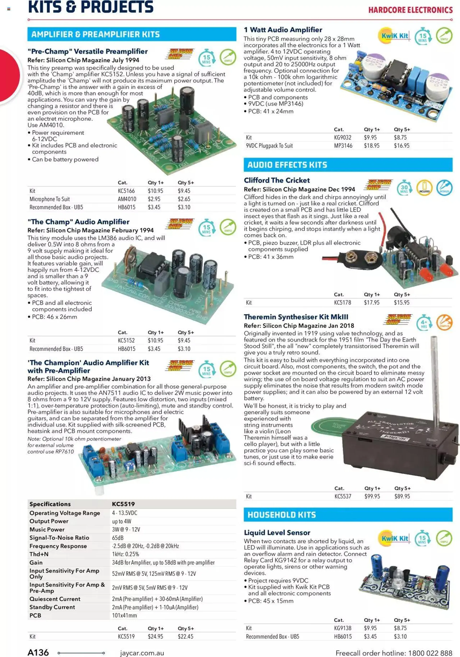 Jaycar Engineering And Scientific Catalogue Back - Catalogue valid from 27 October to 31 January 2024 - page 136