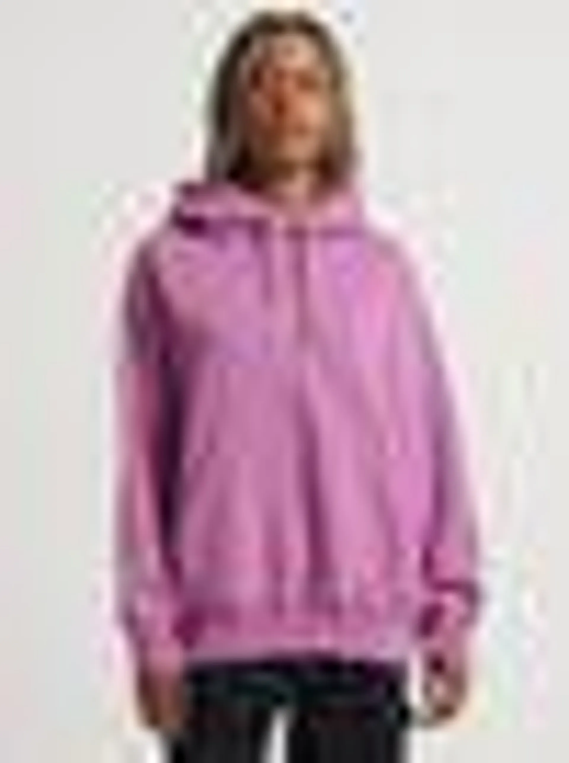 Stock Oversized Hoodie in Mulberry