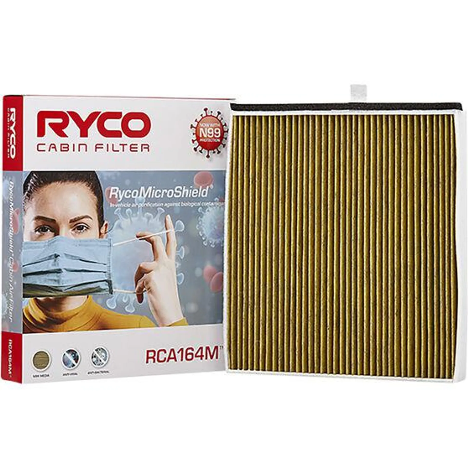 Ryco MicroShield Cabin Air Filter N99 - RCA164M