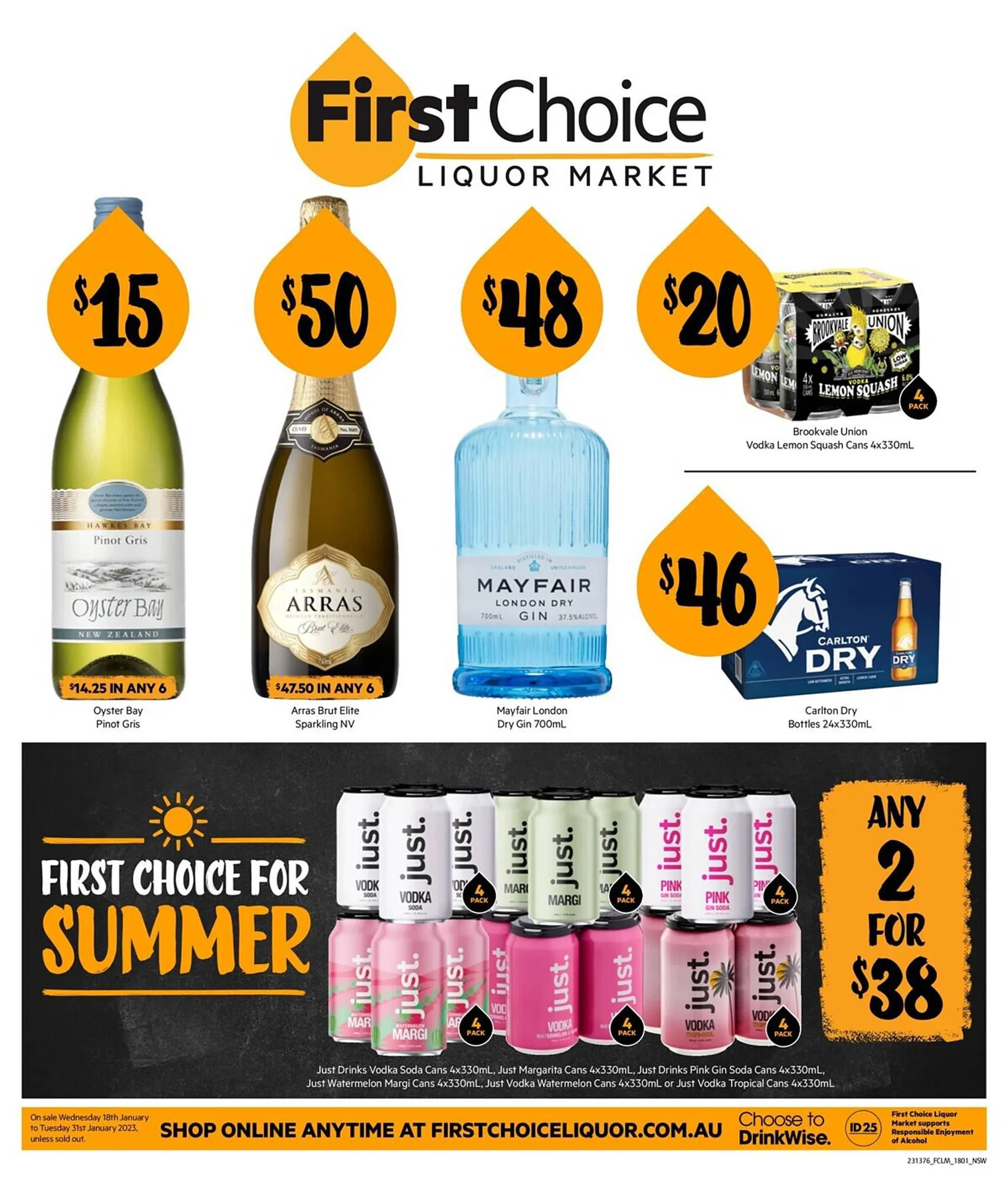 First Choice Liquor catalogue - 1