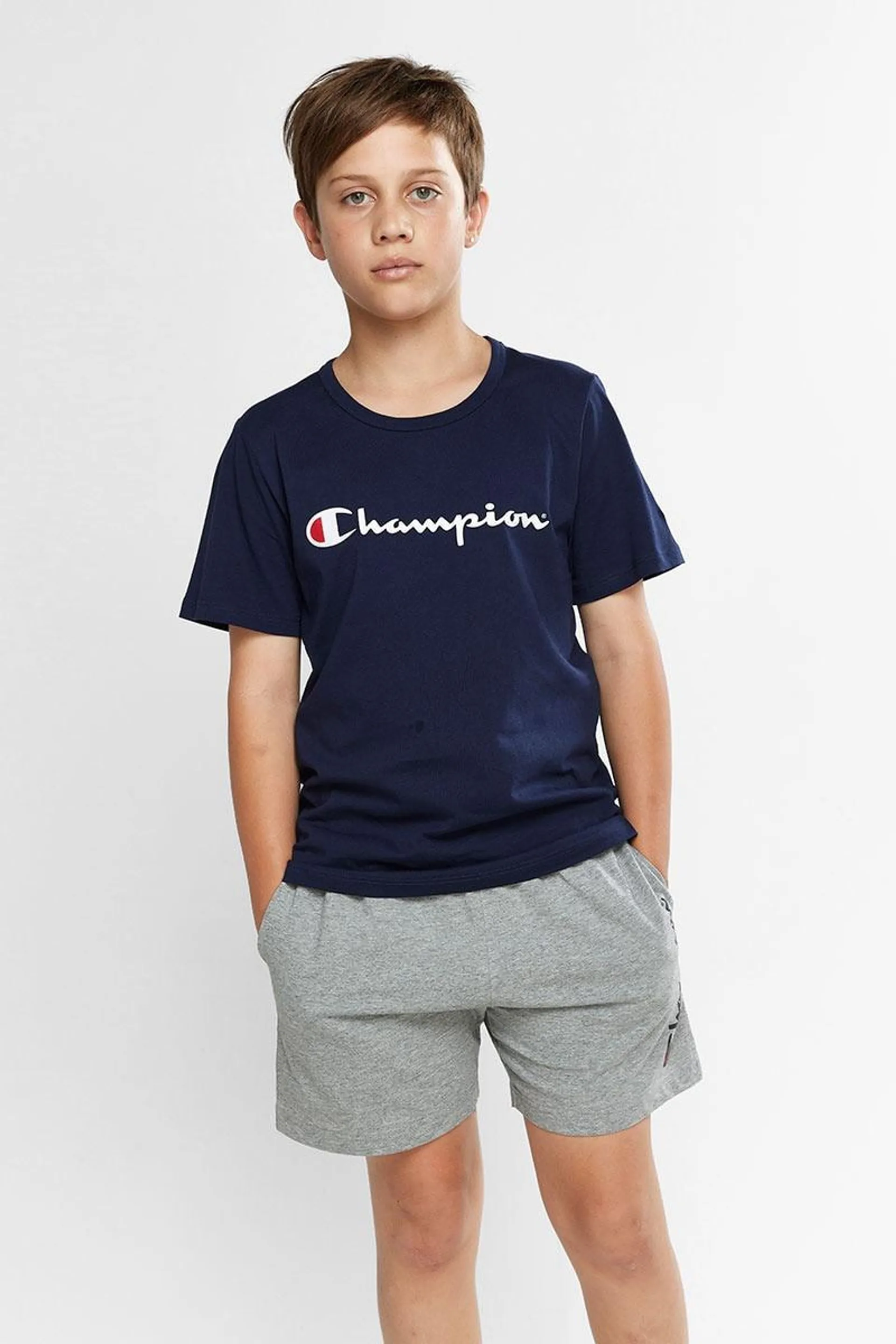 Champion Junior Script Short Sleeve Tee