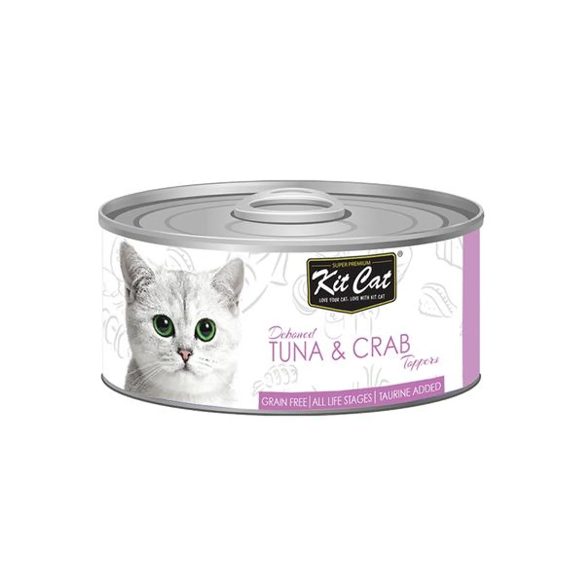 Kit Cat - Tuna & Crab Cat Food Topper (80g)