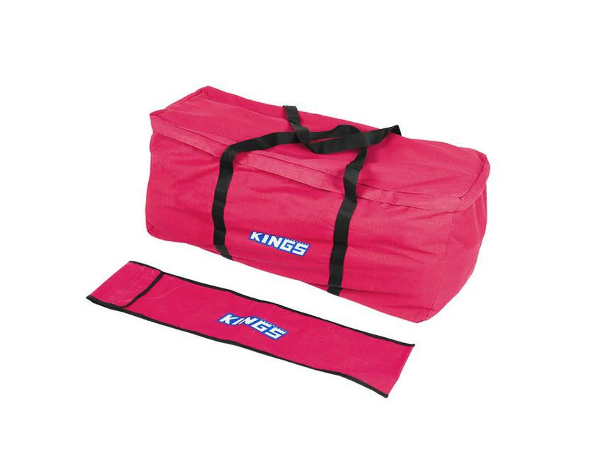 Kings Pink Deluxe Single Swag Premium Canvas Bag | 400GSM Polycotton Ripstop Canvas | Heavy-Duty Zippers & Handles