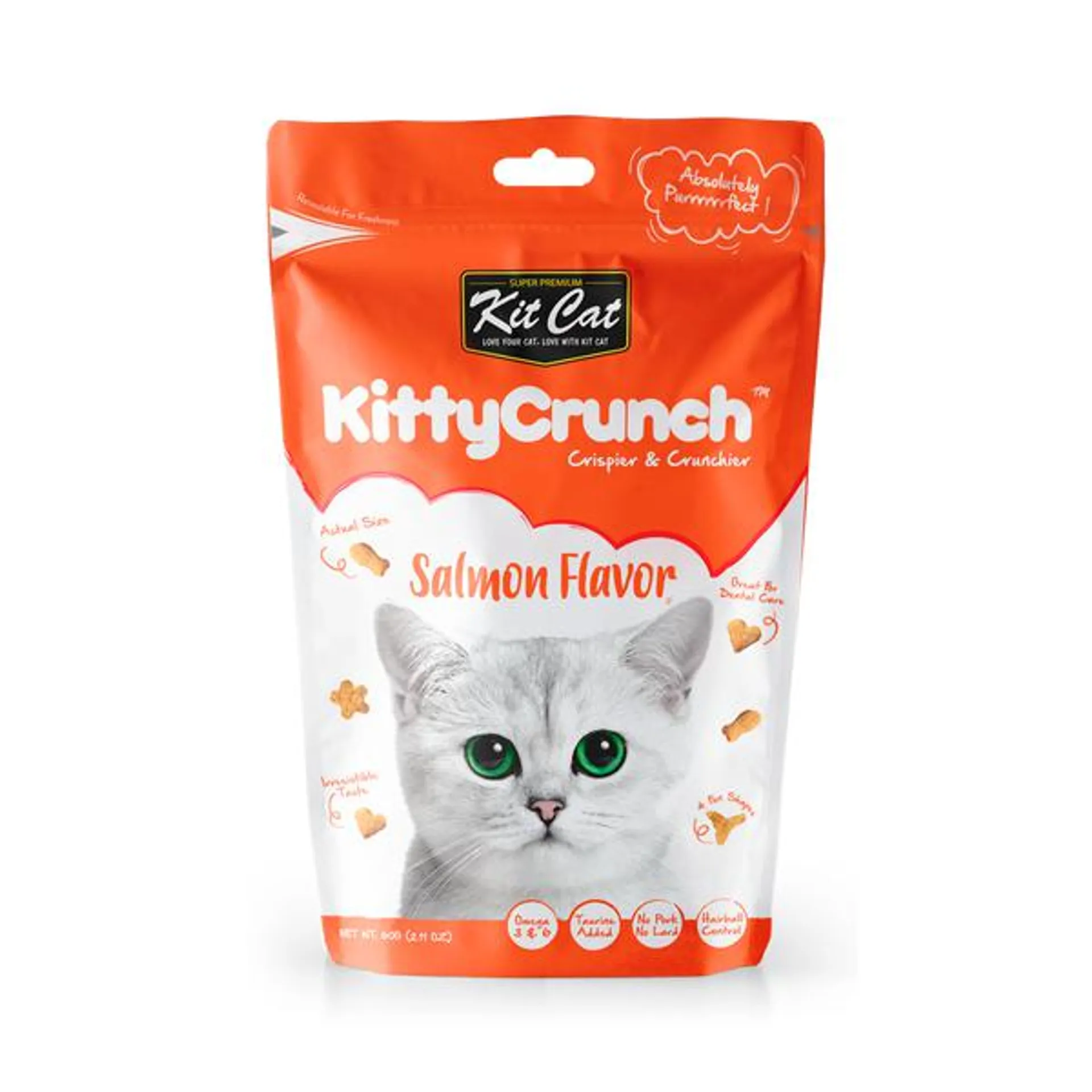 Kit Cat - Kitty Crunch Salmon Cat Treats (60g)