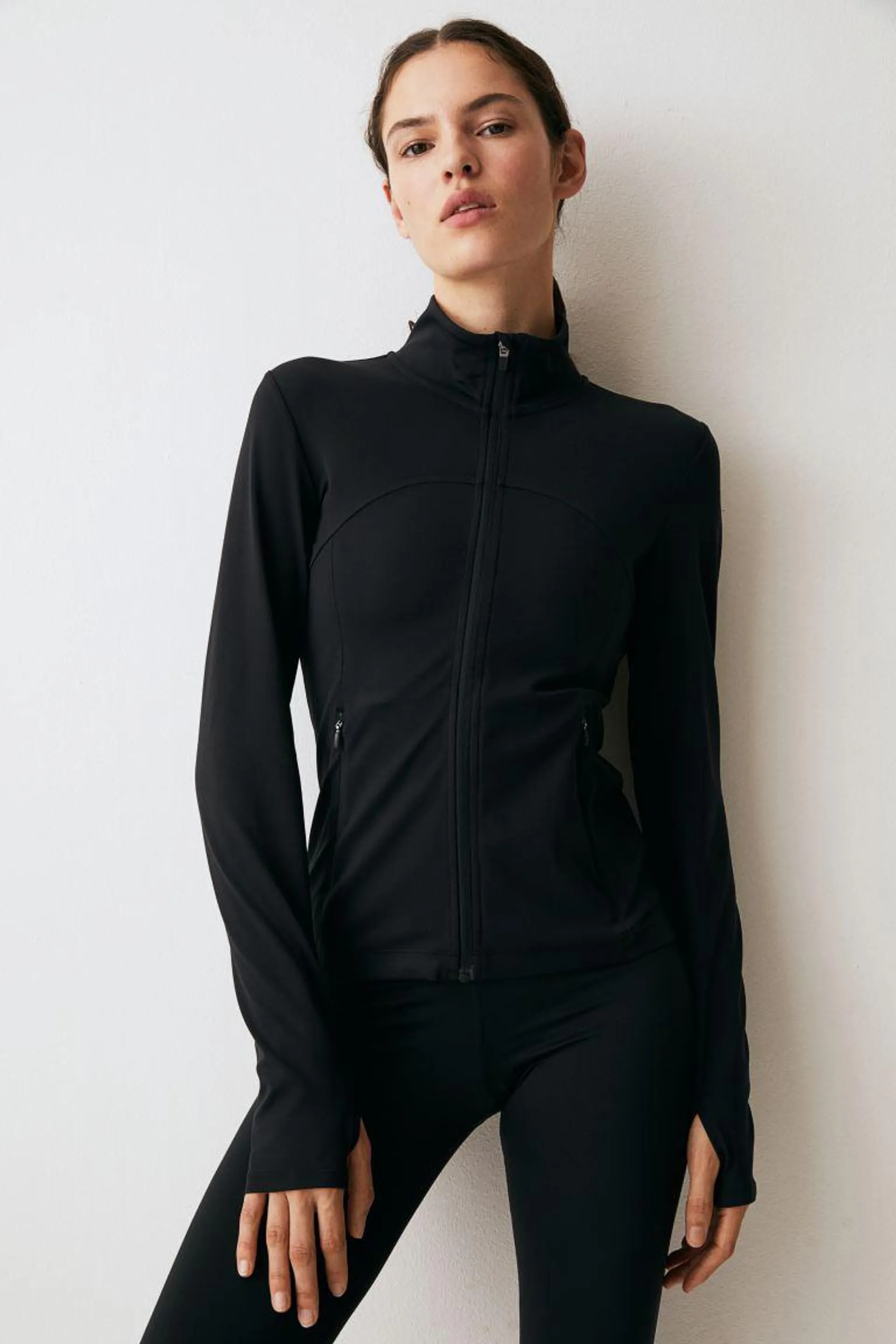 SoftMove™ Zip-through sports top