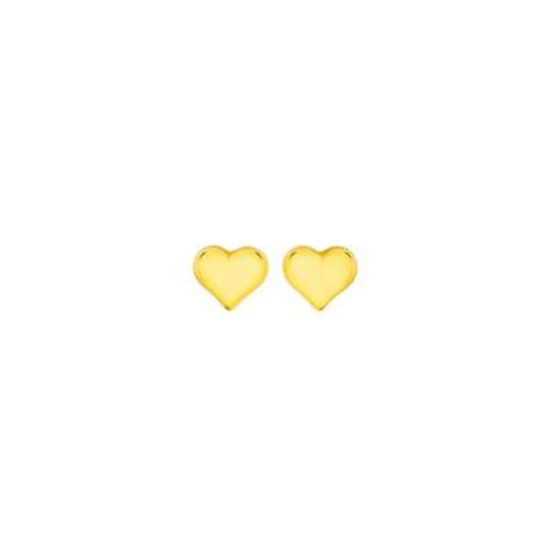 9ct Gold Mini Heart Stud Earrings