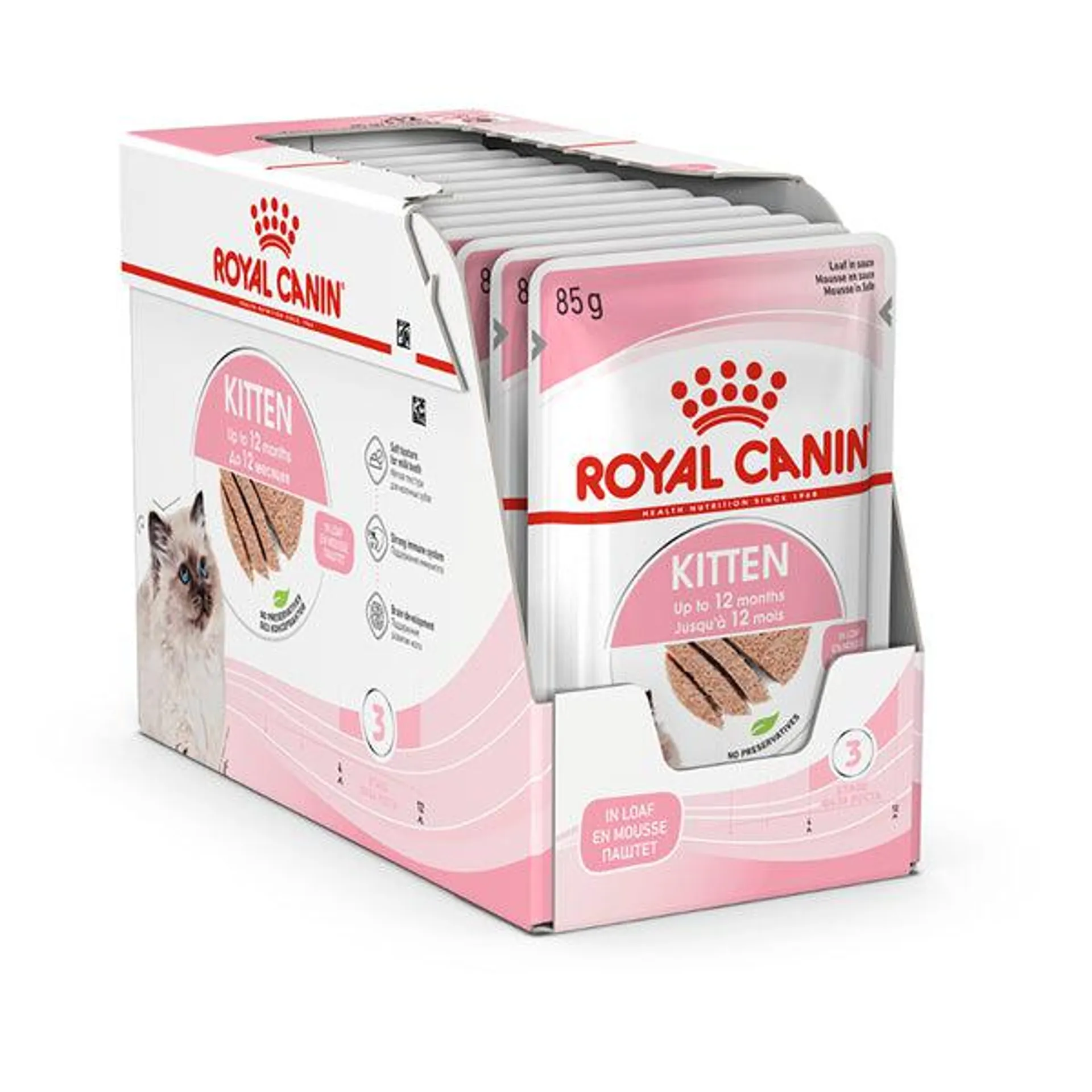 Royal Canin - Kitten in Loaf Cat Wet Food (85g x 12pk)