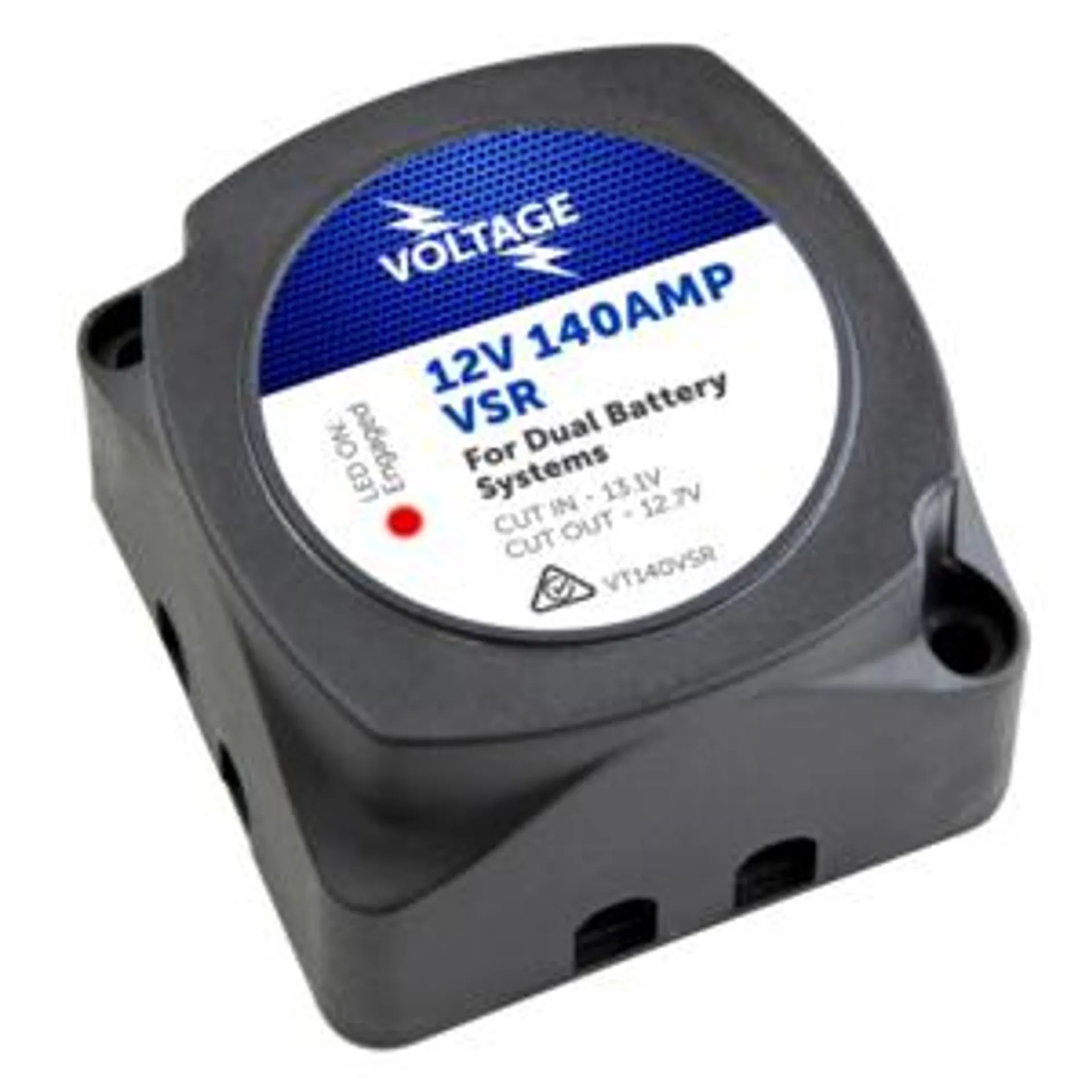 Voltage 12v 140amp Vsr Dual Battery Kit - VT140DBK